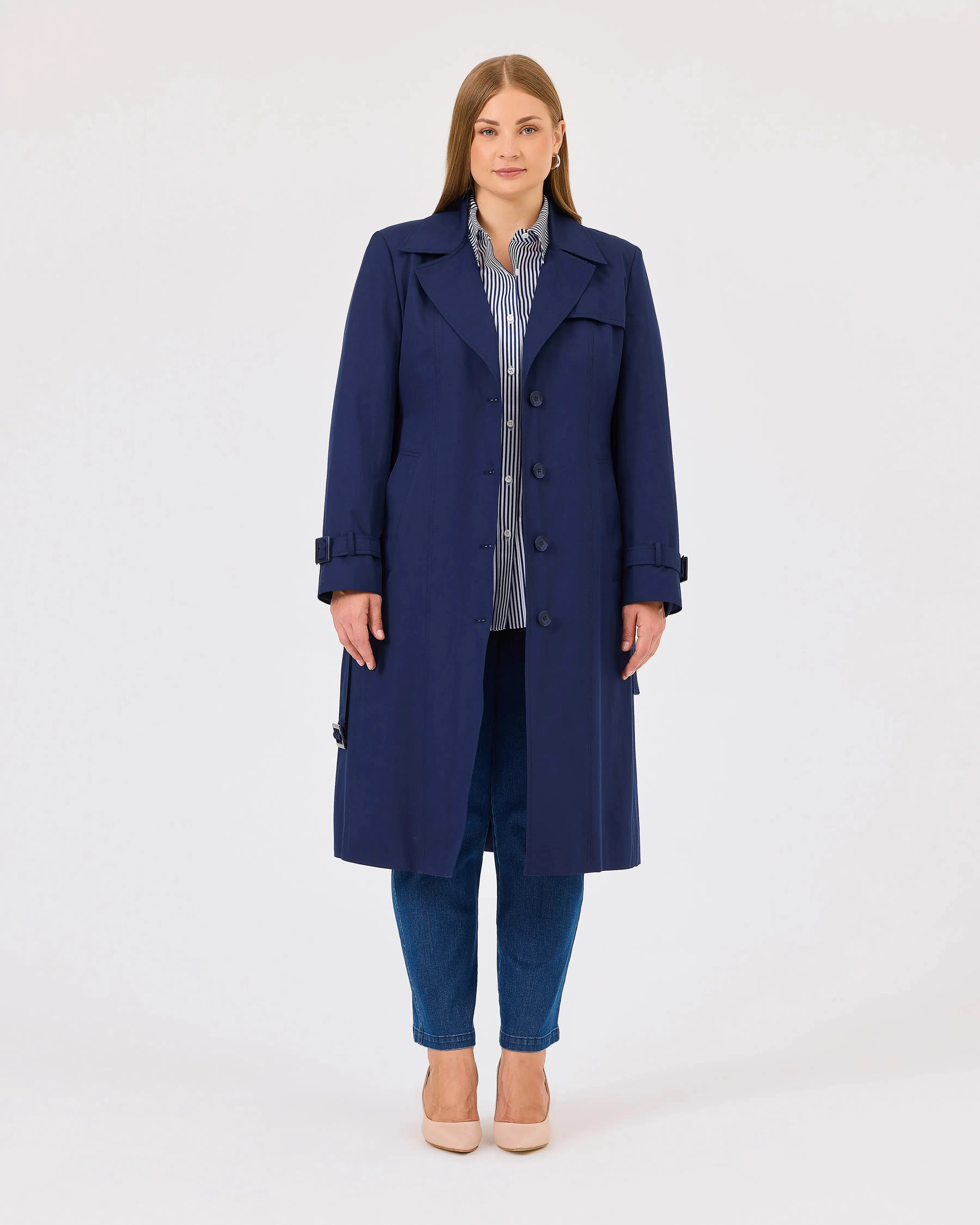 10002422114002 GALAXİ TRENÇKOT - LACİVERT