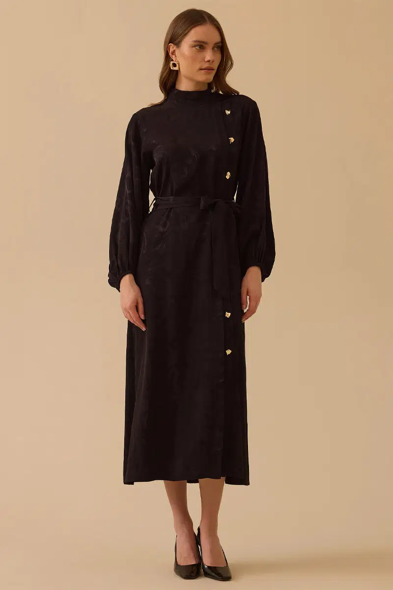 10002611311032 SCL ŞIK ELBİSE - SİYAH