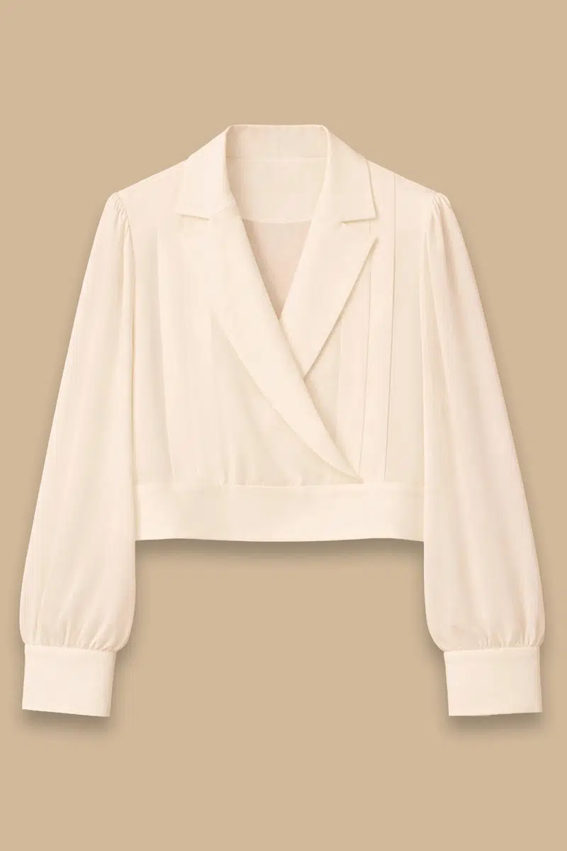 10002611810007 SEÇİL ŞIK BLUZ - EKRU