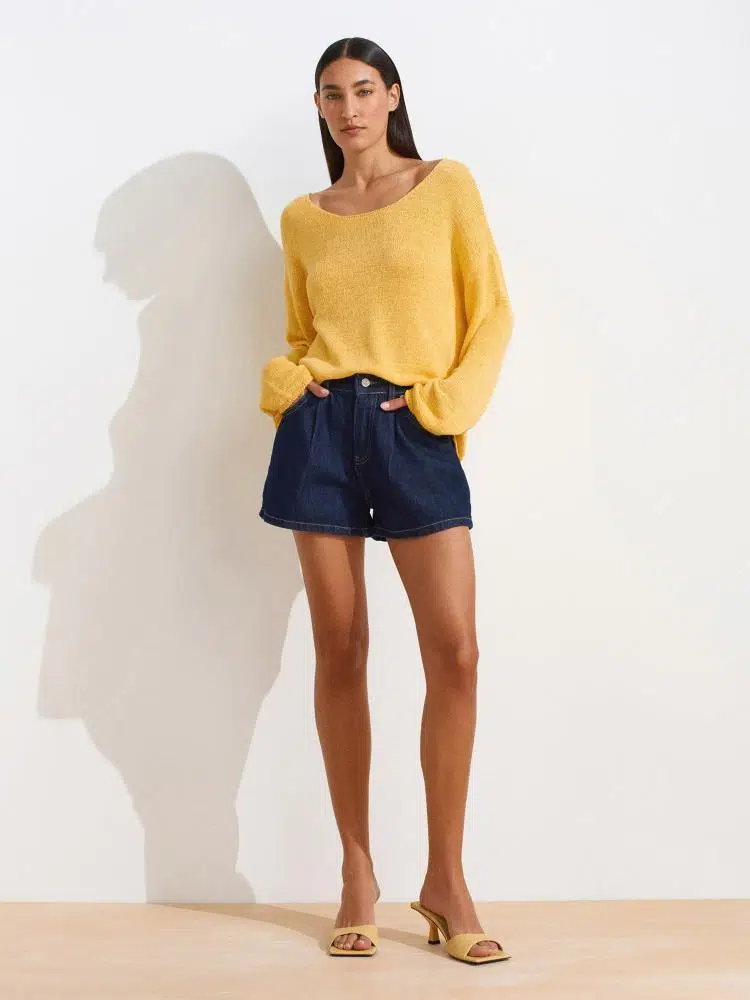 10706 DİLVİN OVAL YAKA YUMUŞAK DOKULU TRİKO KAZAK