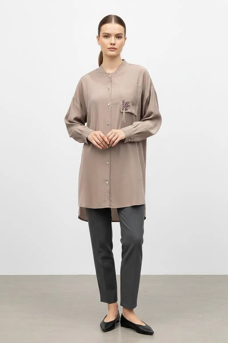 10763 PUANE GÖMLEK - MİNK