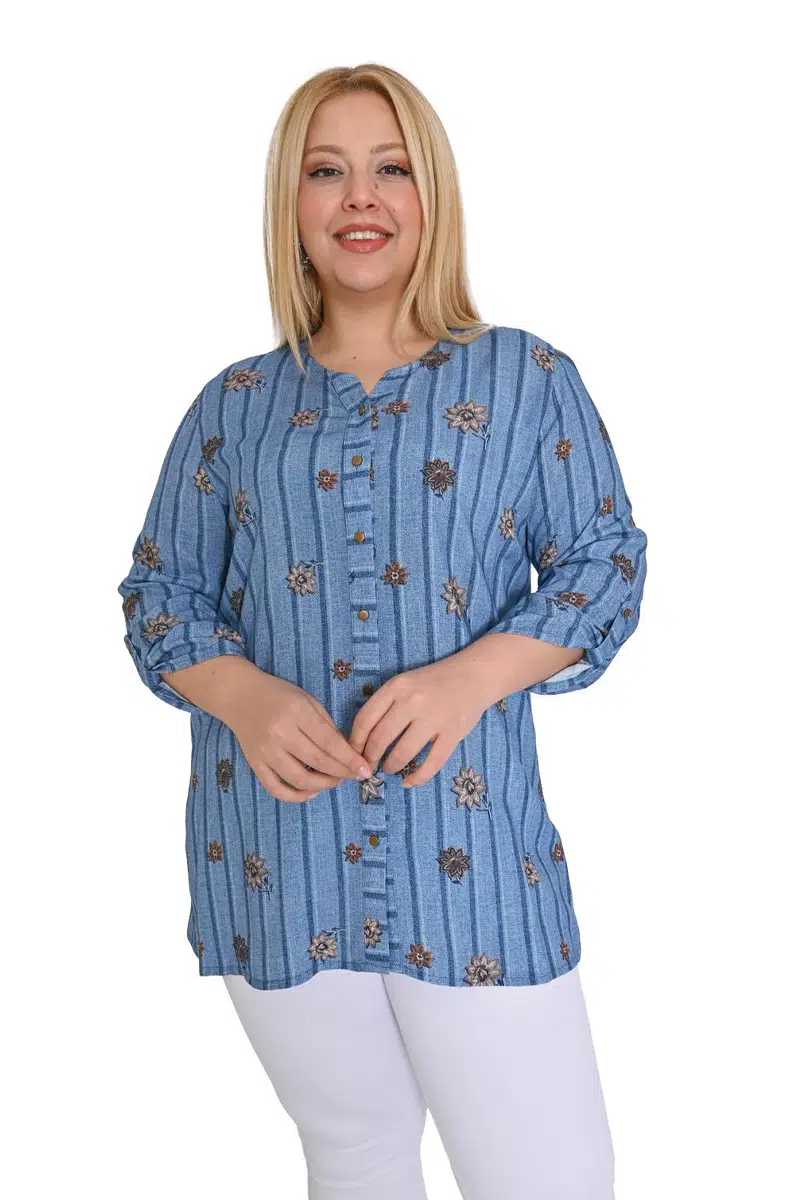 1127 FLAŞ PAMUKLU GÖMLEK