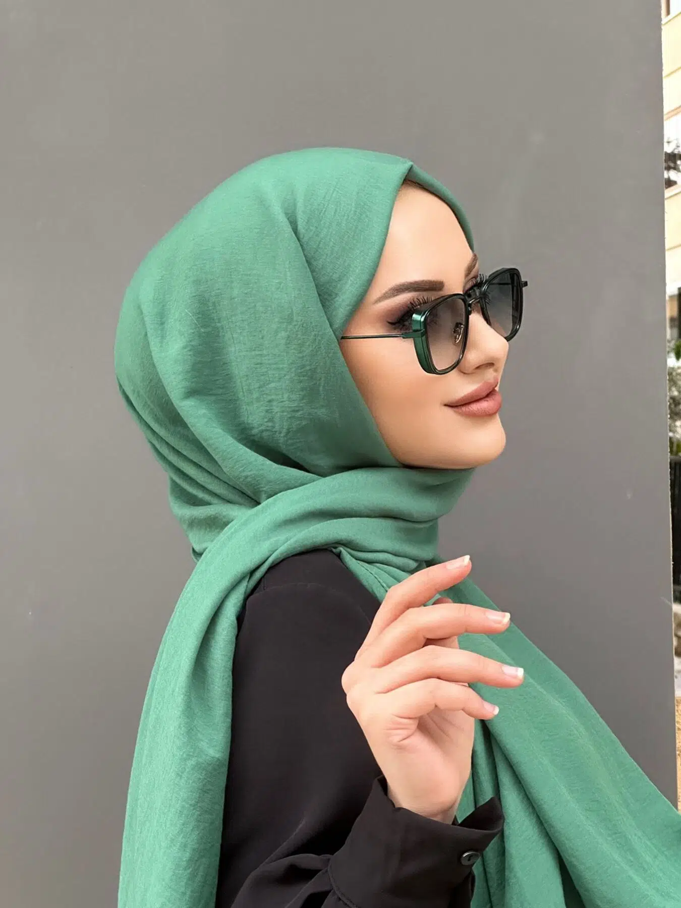 1141 HAREM AMOR ŞAL - ÇİM YEŞİLİ