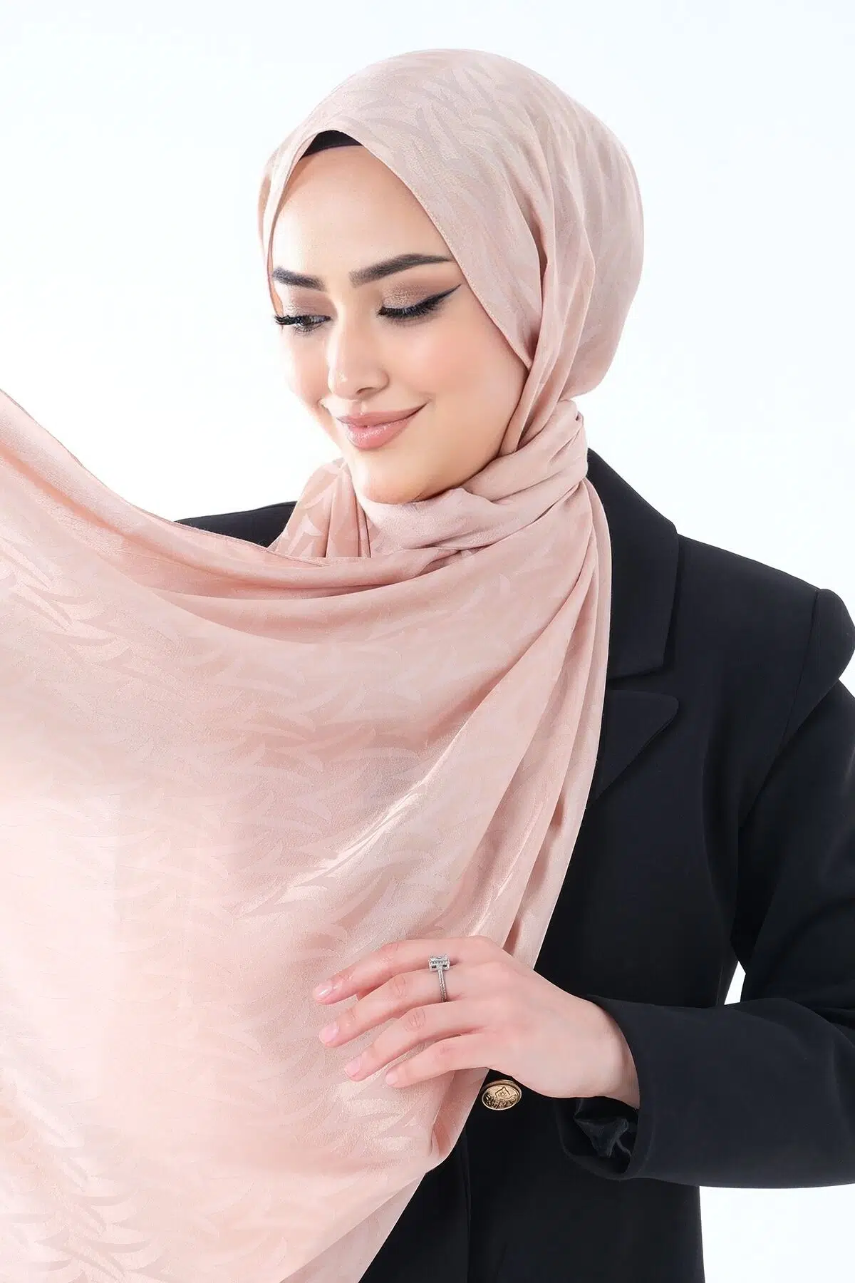 1246 HAREM ELA JAKAR ŞAL - CAPPUCİNO