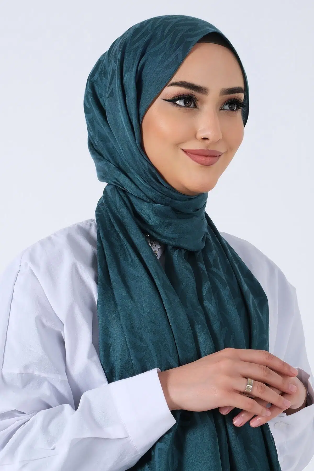 1247 HAREM ELA JAKAR EŞARP - ZÜMRÜT