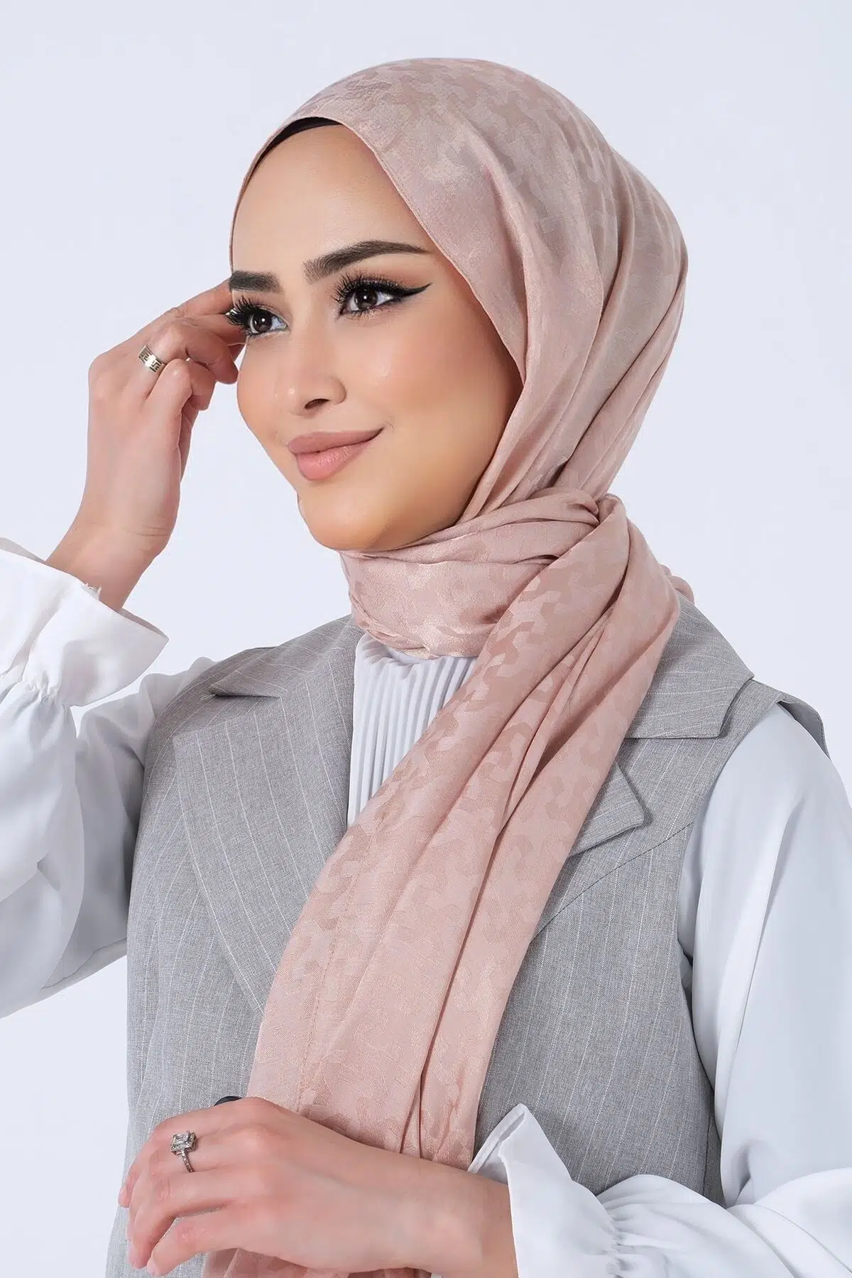 1250 HAREM ESLEM JAKAR ŞAL - CAPPUCİNO