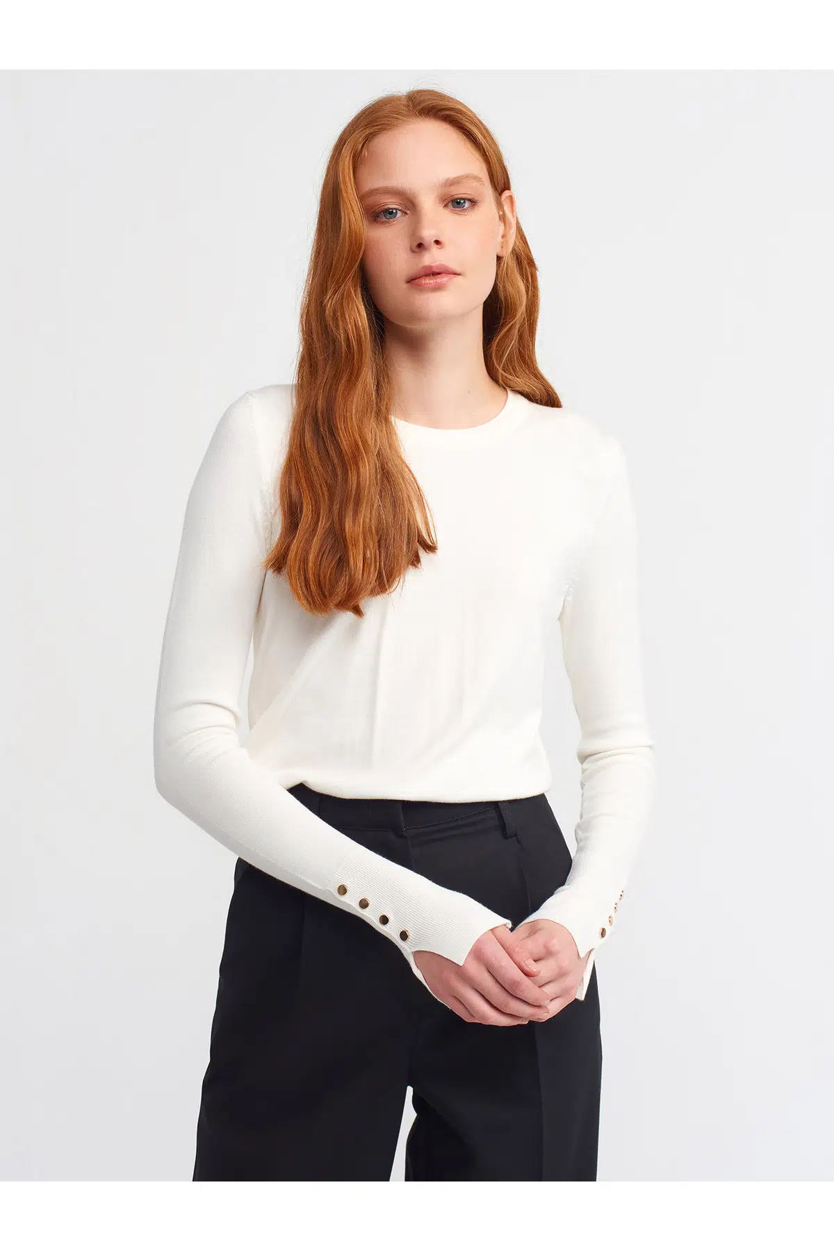 1267 DİLVİN KAZAK BİSİKLET YAKA KOL ORTASI DROPLU