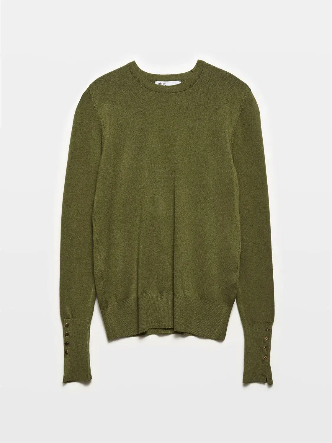 1268 DİLVİN BALIKÇI YAKA YIRMAÇLI KAZAK - HAKİ