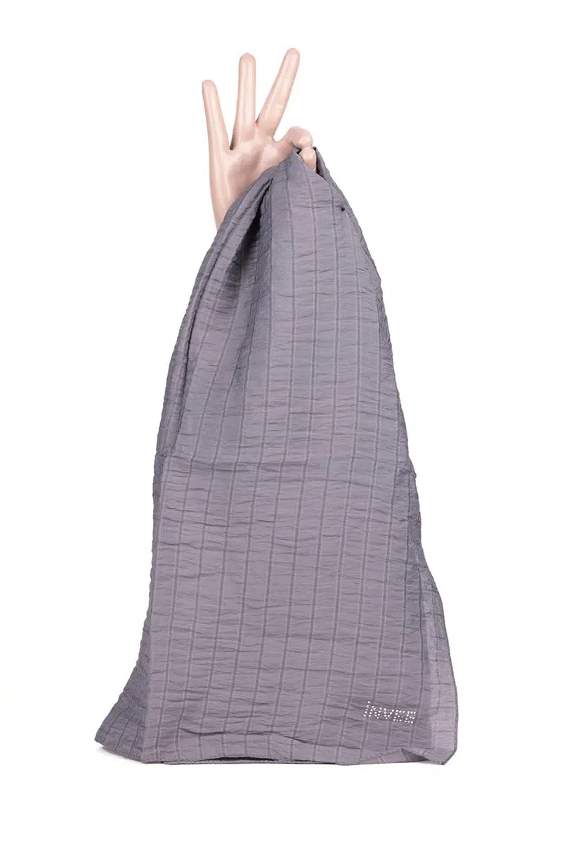 1447 İNVEE YOK KARE EŞARP - FÜME