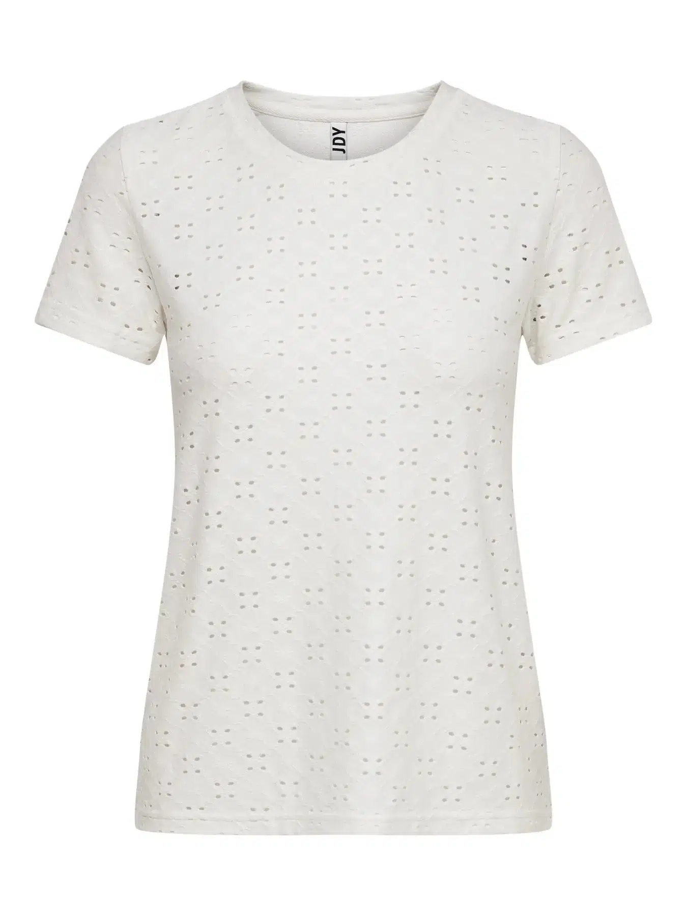 15158450 JDYCATHINKA S/S TAG TOP JRS NOOS - CLOUD DANCER