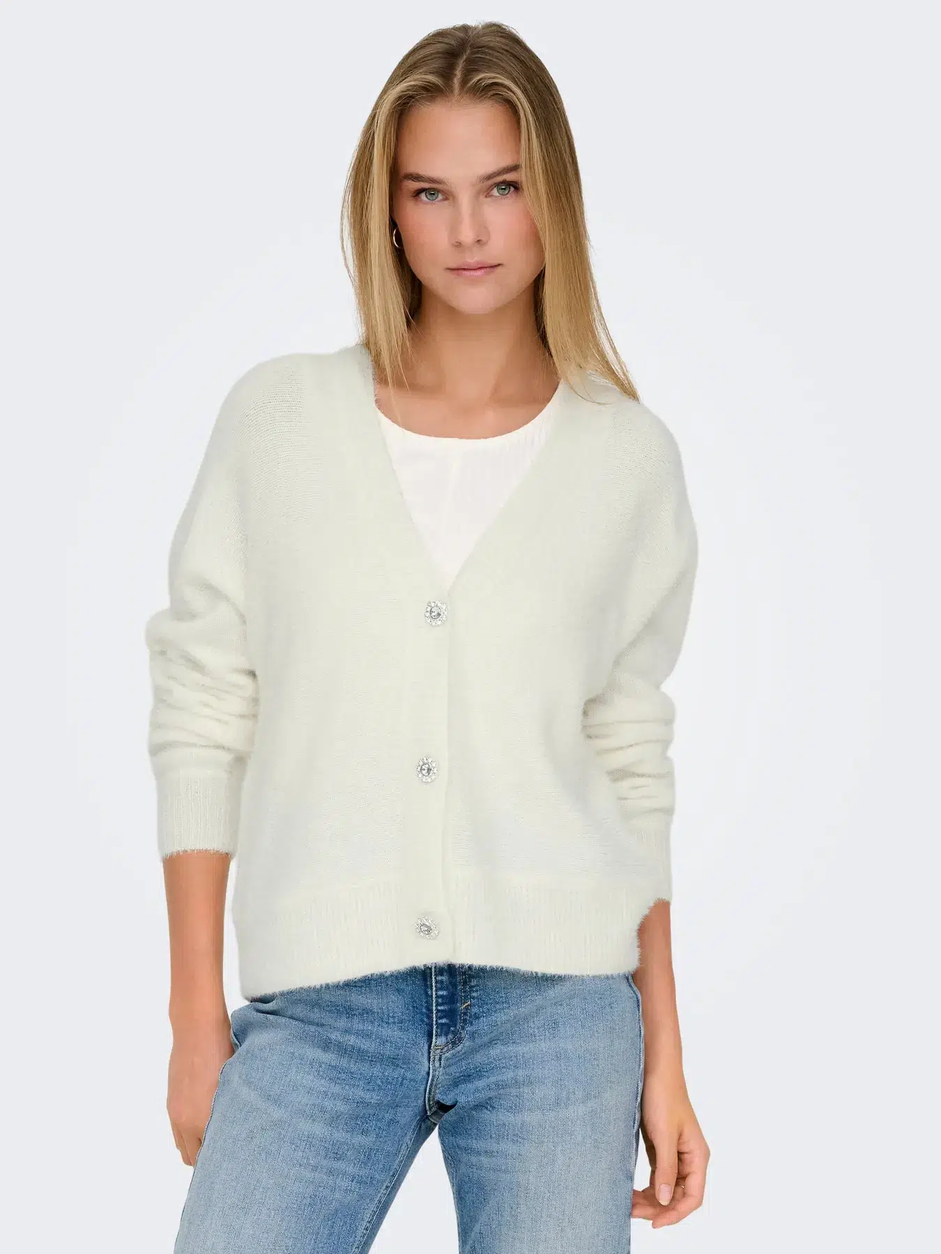 15259564 ONLELLA PIUMO LS CARDIGAN KNT NOOS