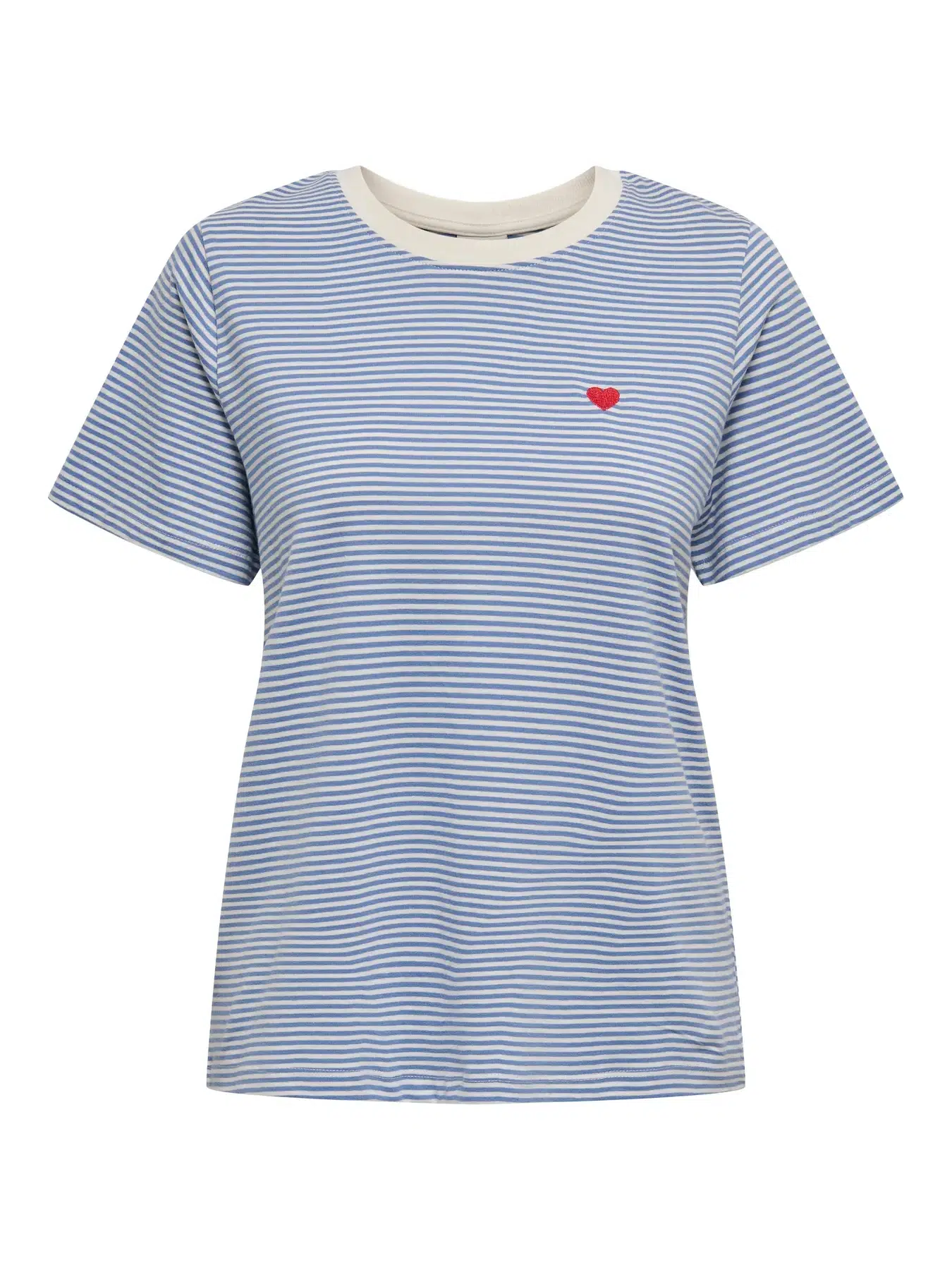 15298612 JDYPISA S/S PRINT TOP JRS NOOS - EBB AND FLOW/CD STRIPES
