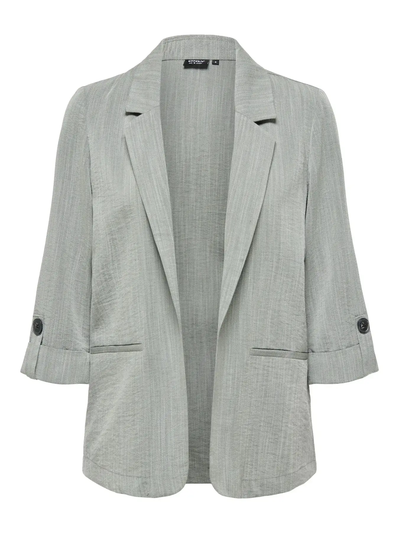 15308084 ONLMARSA 3/4 BLAZER WVN NOOS - AGAVE GREEN