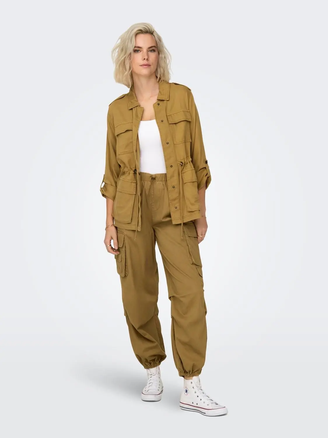 15309829 ONLKENYA B LIFE UTILITY JACKET CC OTW - BISTRE
