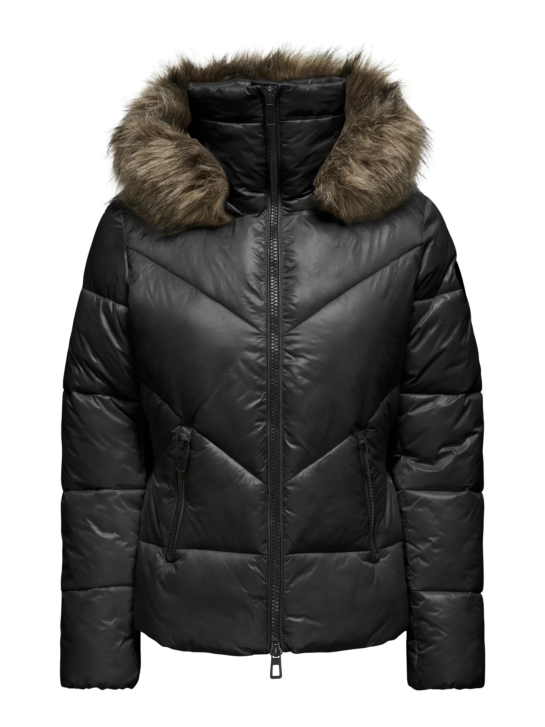 15322003 ONLFEVER SHORT PUFFER LIFE CC OTV - BLACK