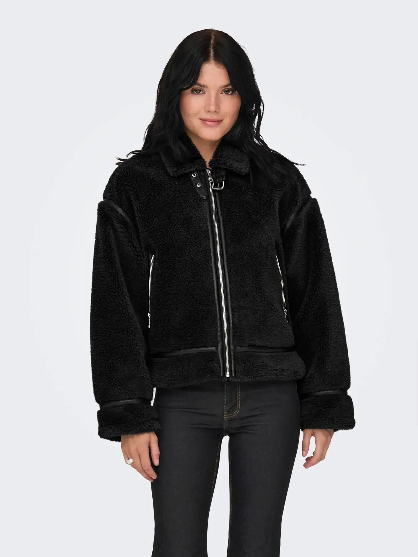 15326006 ONLMICHELLE TEDDY JACKET OTW