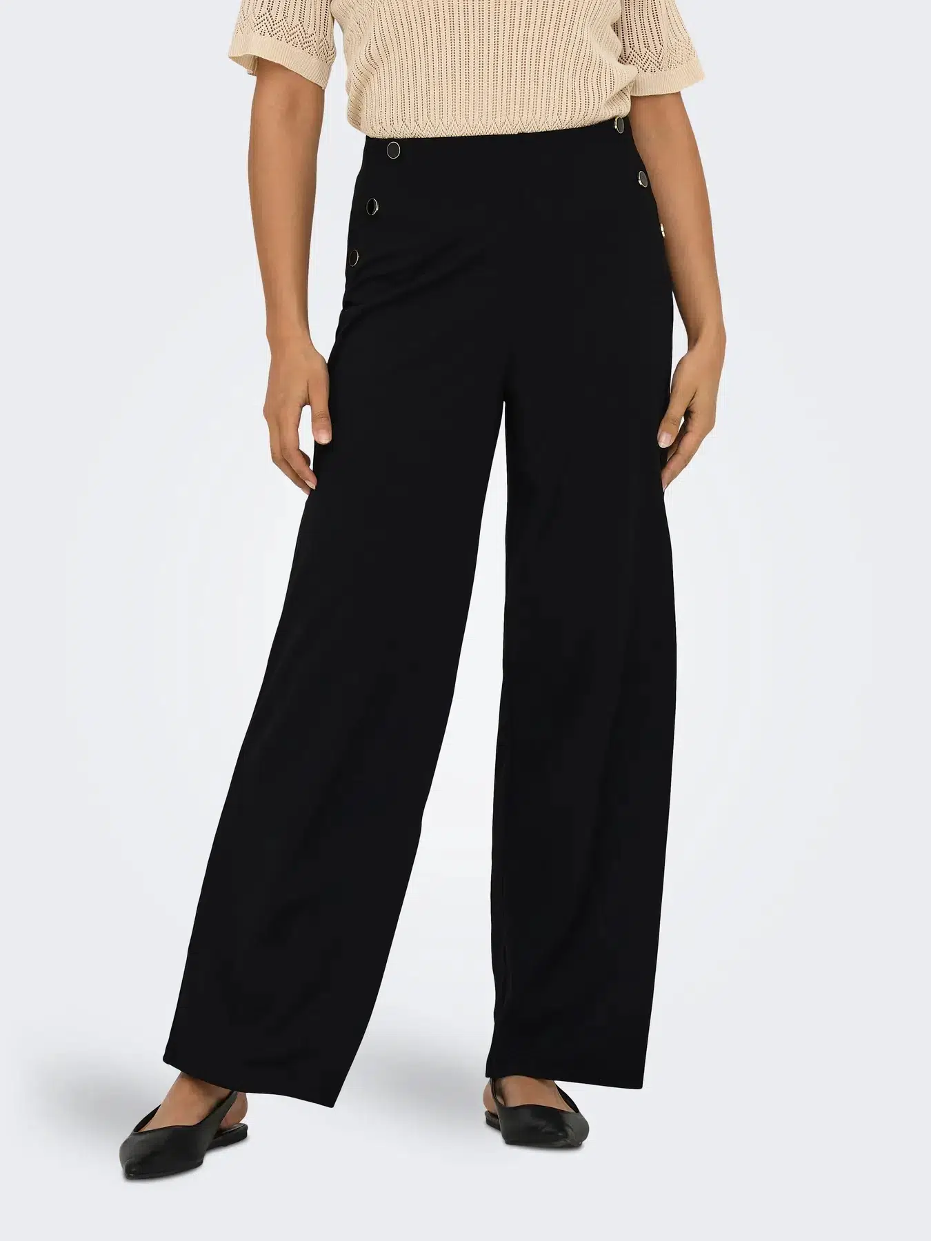 15343979 JDYGEGGO LIFE BUTTON PANT JRS NOOS - BLACK