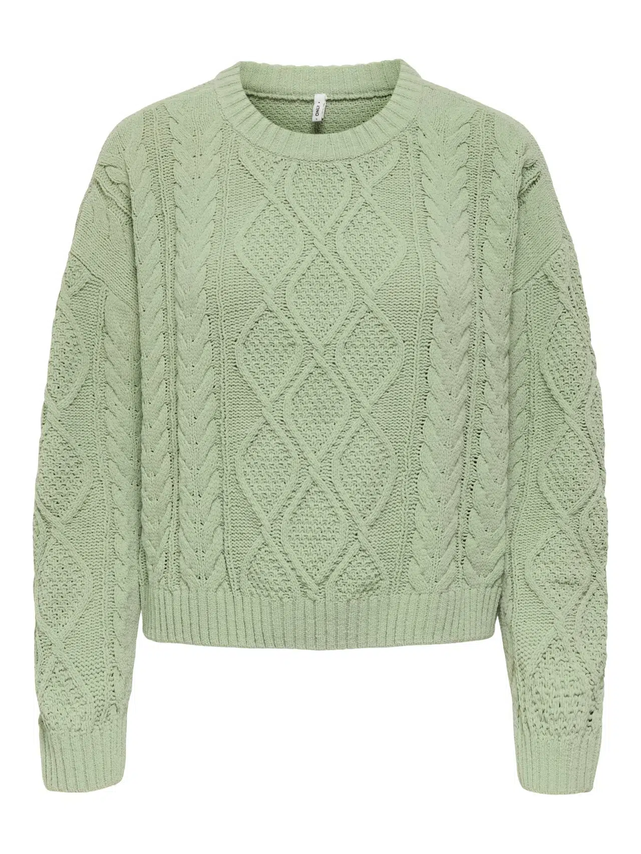 15351234 ONLELLY LIFE LS CABLE O-NECK CC KNT