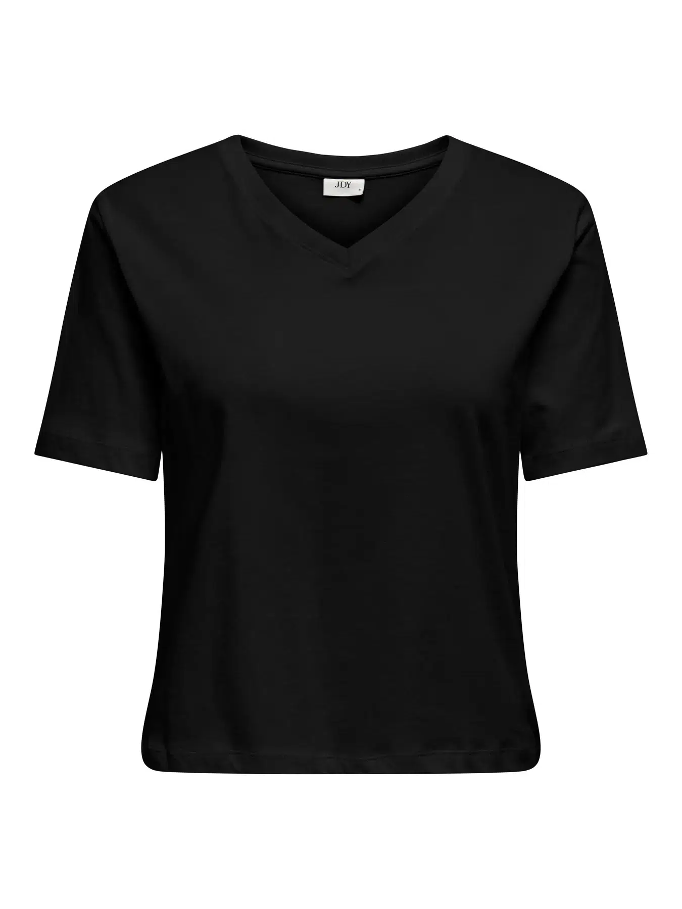 15352294 JDYREX S/S V NECK TOP JRS DIA - BLACK