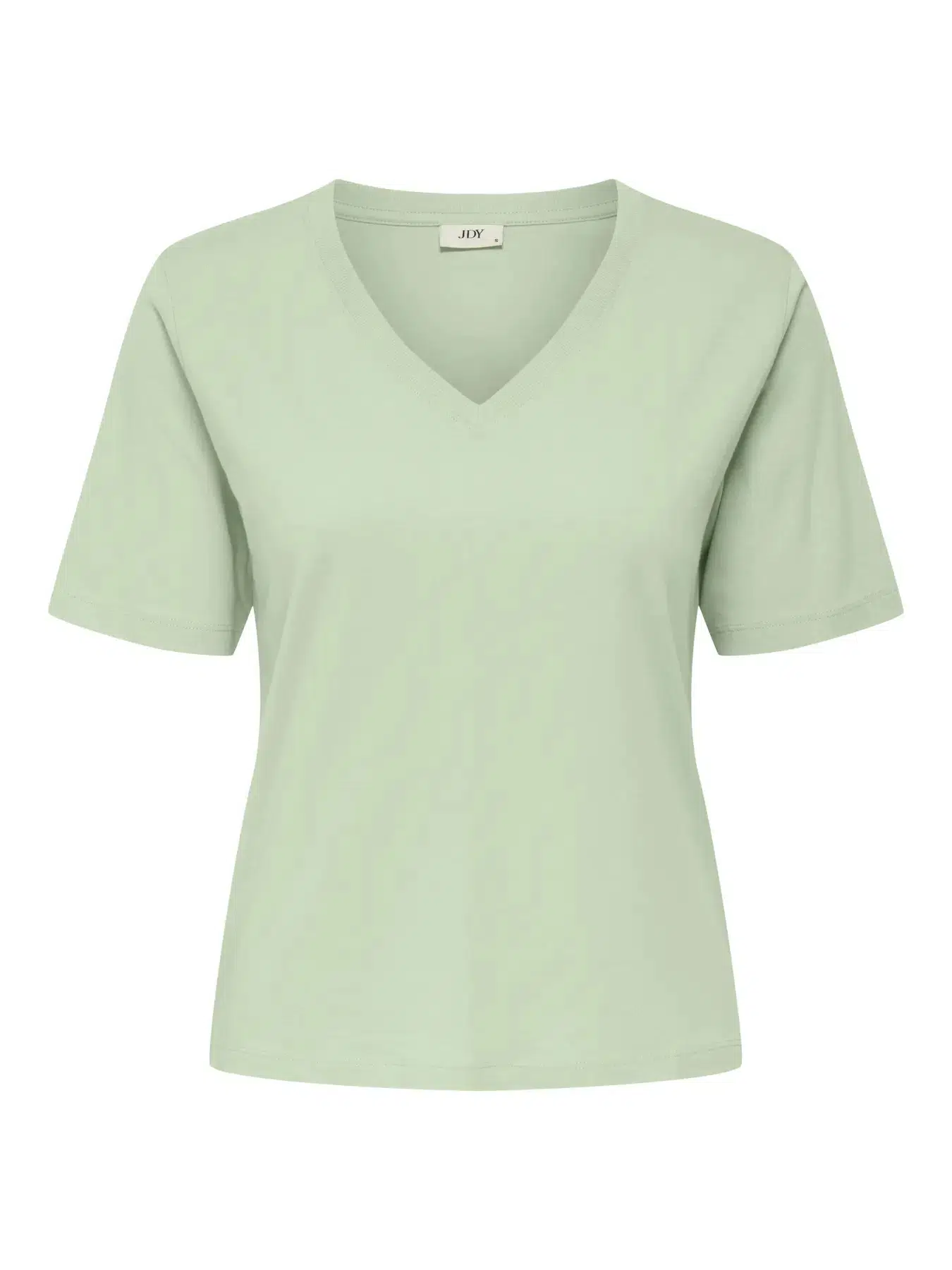 15352294 JDYREX S/S V NECK TOP JRS DIA - MEADOW MİST