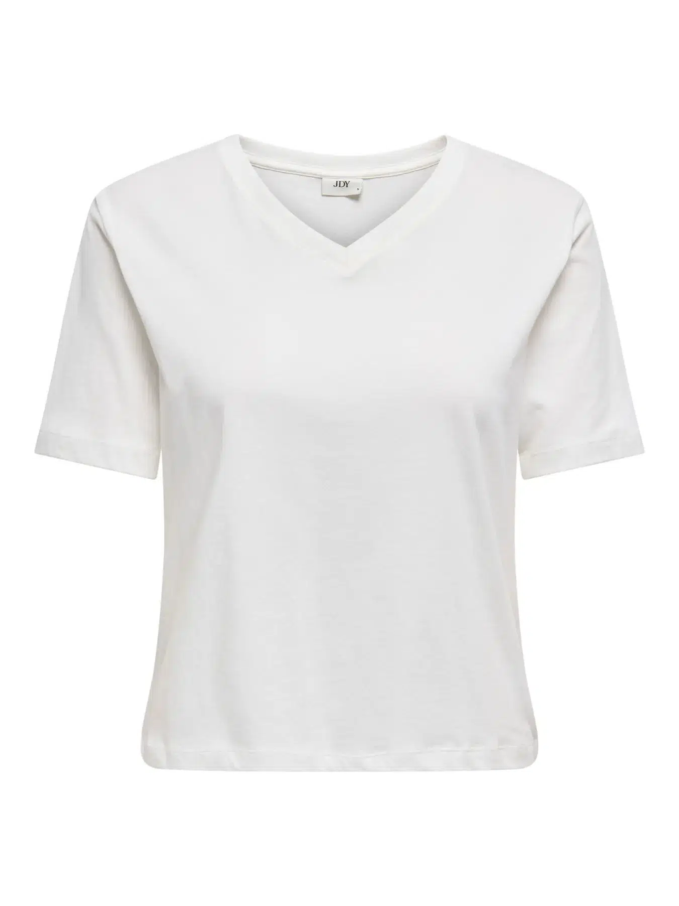 15352294 JDYREX S/S V NECK TOP JRS DIA - CLOUD DANCER