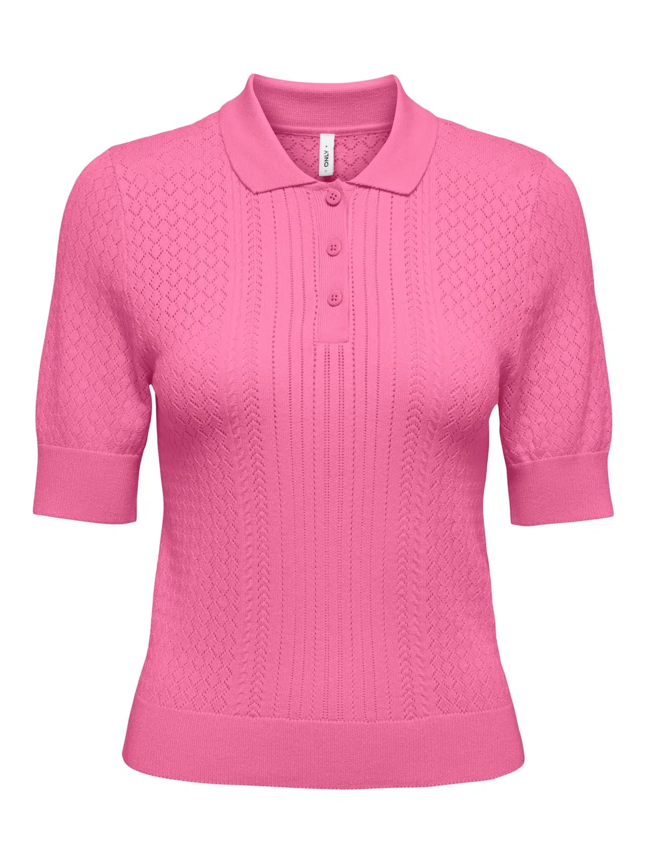 15363160 ONLMEDDI LIFE SS STRUCTURE POLO CC KNT - WİLD ORCHİD