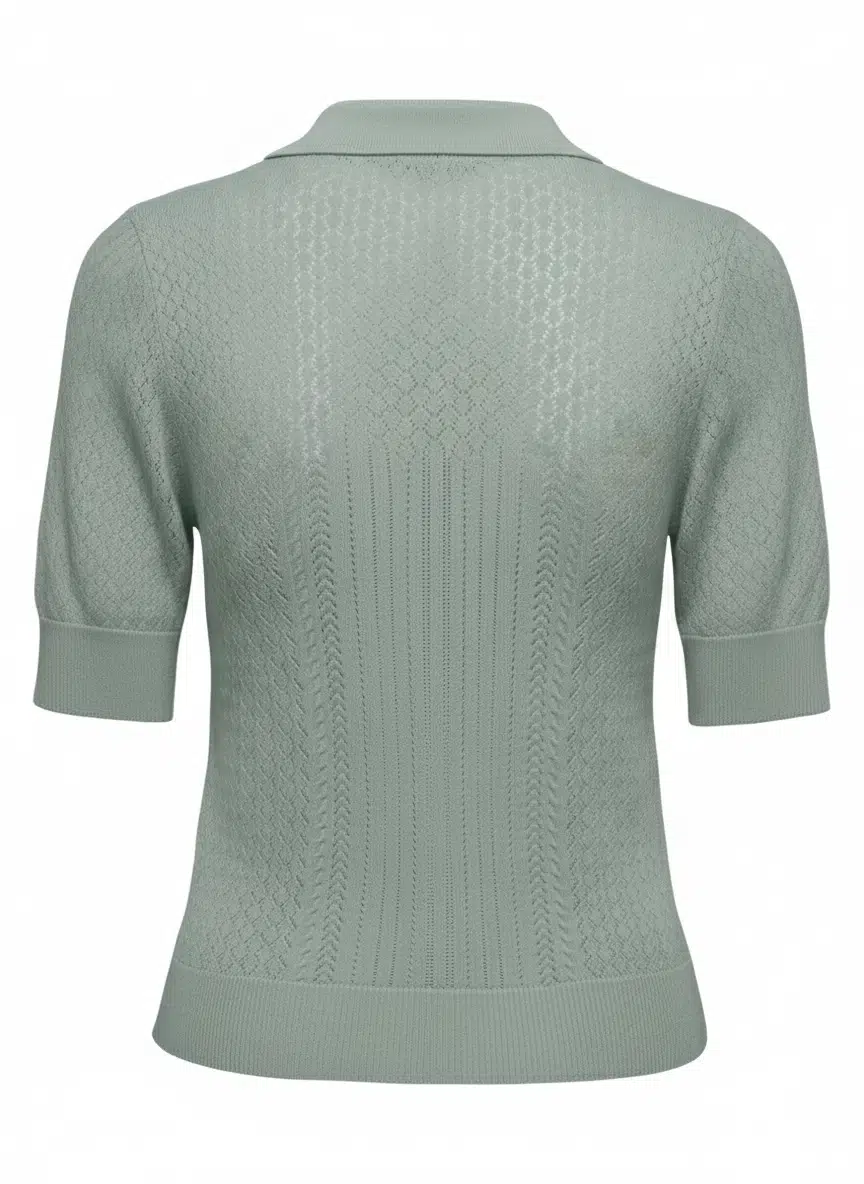 15363160 ONLMEDDI LIFE SS STRUCTURE POLO CC KNT - JADEITE