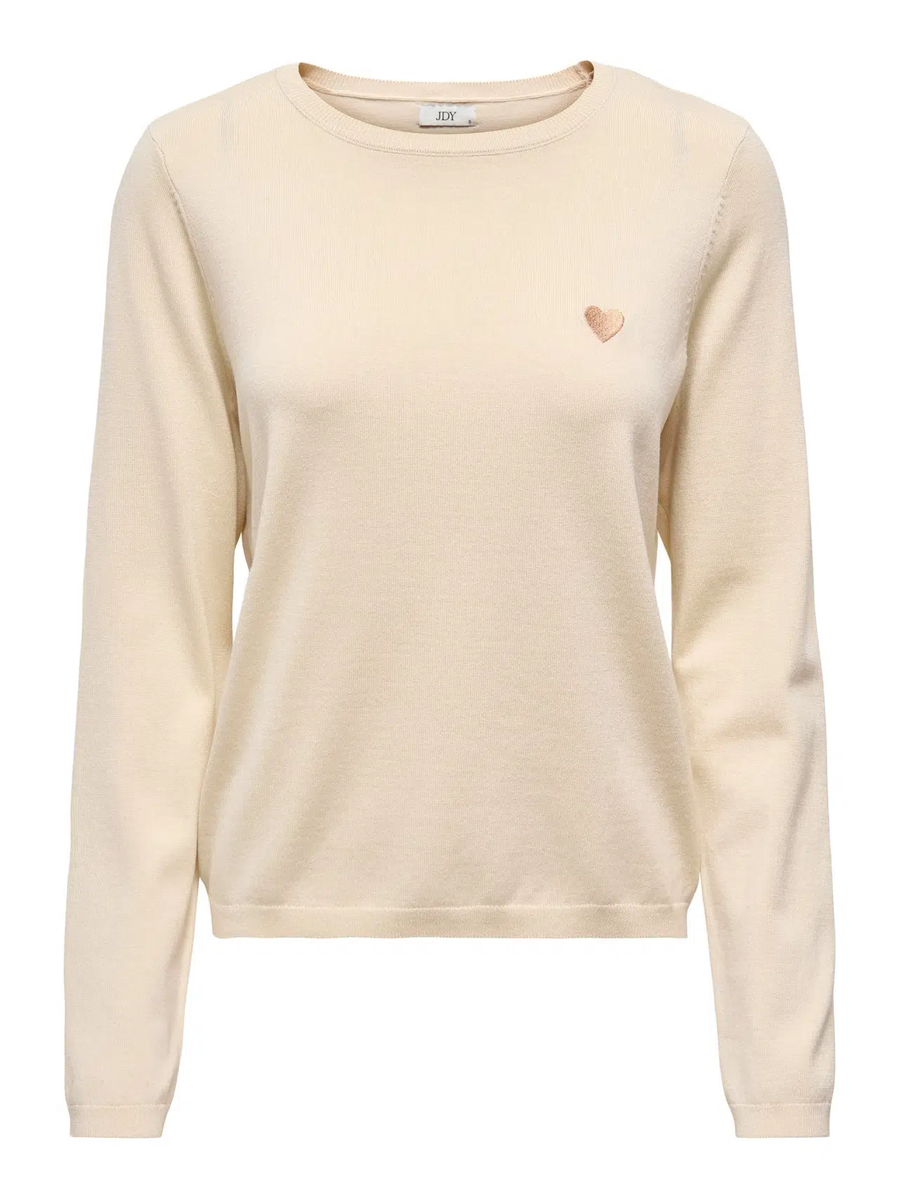 15363326 JDYKATE L/S O-NECK EMB. PULLOVER KNT - BİRCH