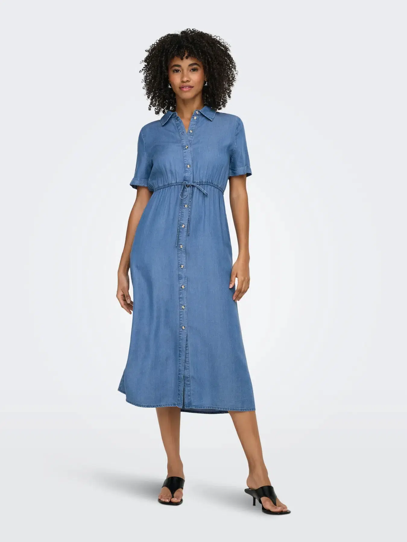 15363971 ONLCHARIS LIFE 2/4 SHIRT DRESS WVN CC