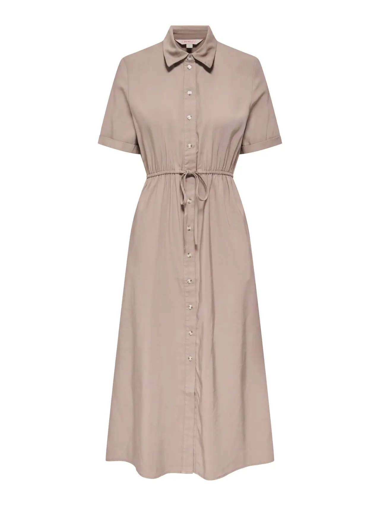 15364144 ONLARIS LIFE 2/4 SHIRT DRESS WVN CC - TAUPE GREY