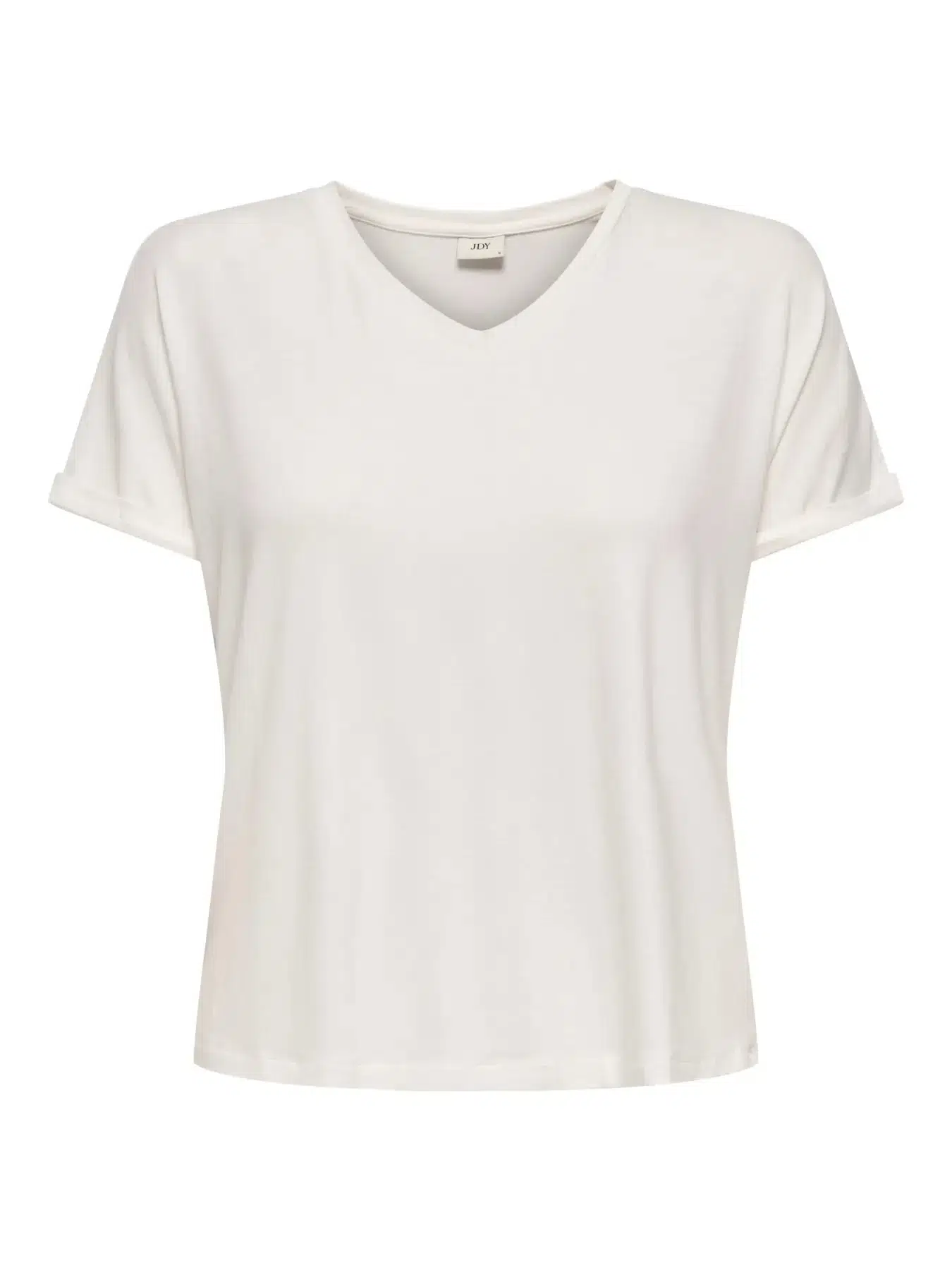 15364526 JDYSISSY S/S V-NECK TOP JRS NOOS - CLOUD DANCER