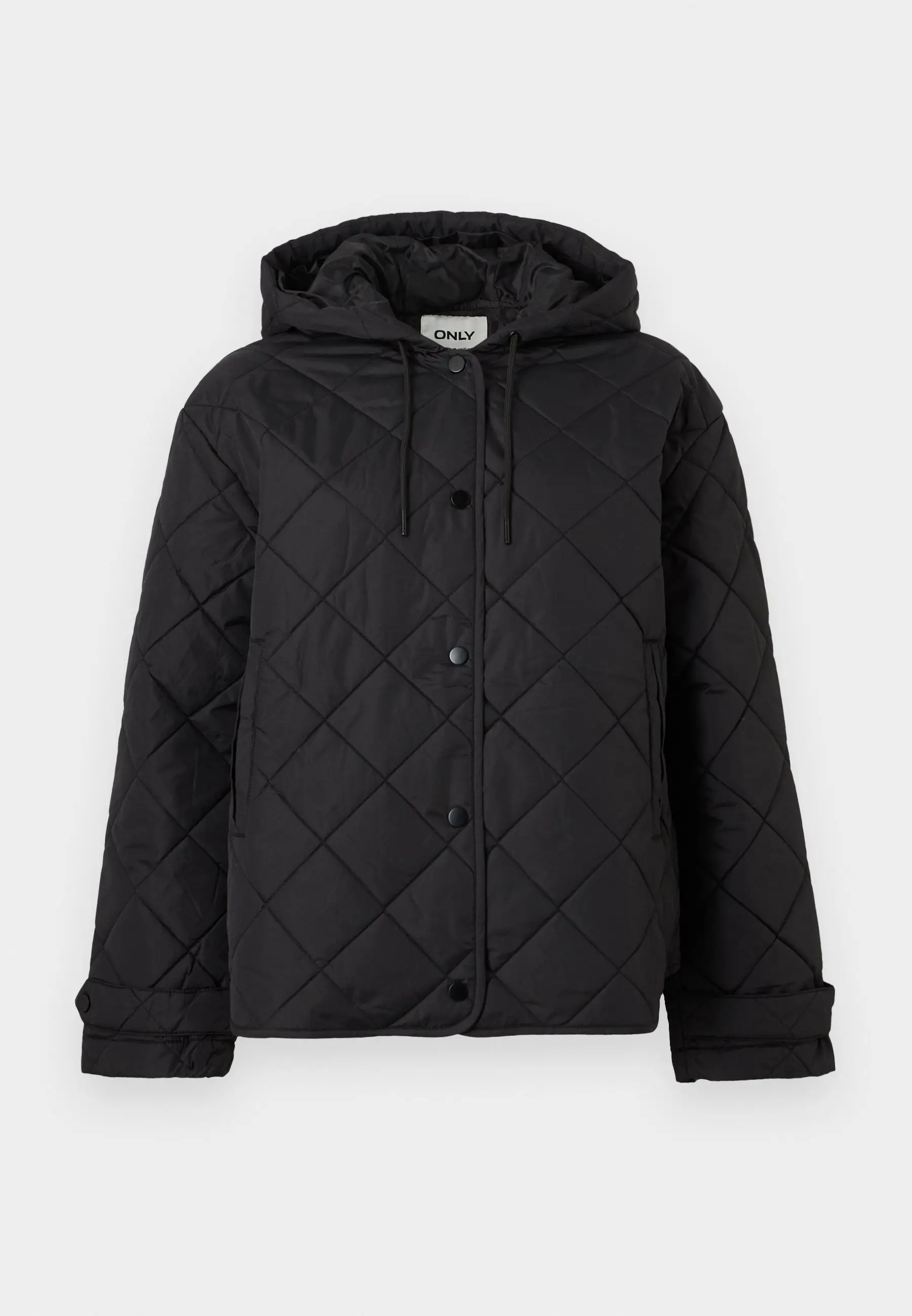 15366264 ONLJULIET QUILTED HOOD JACKET OTW - BLACK