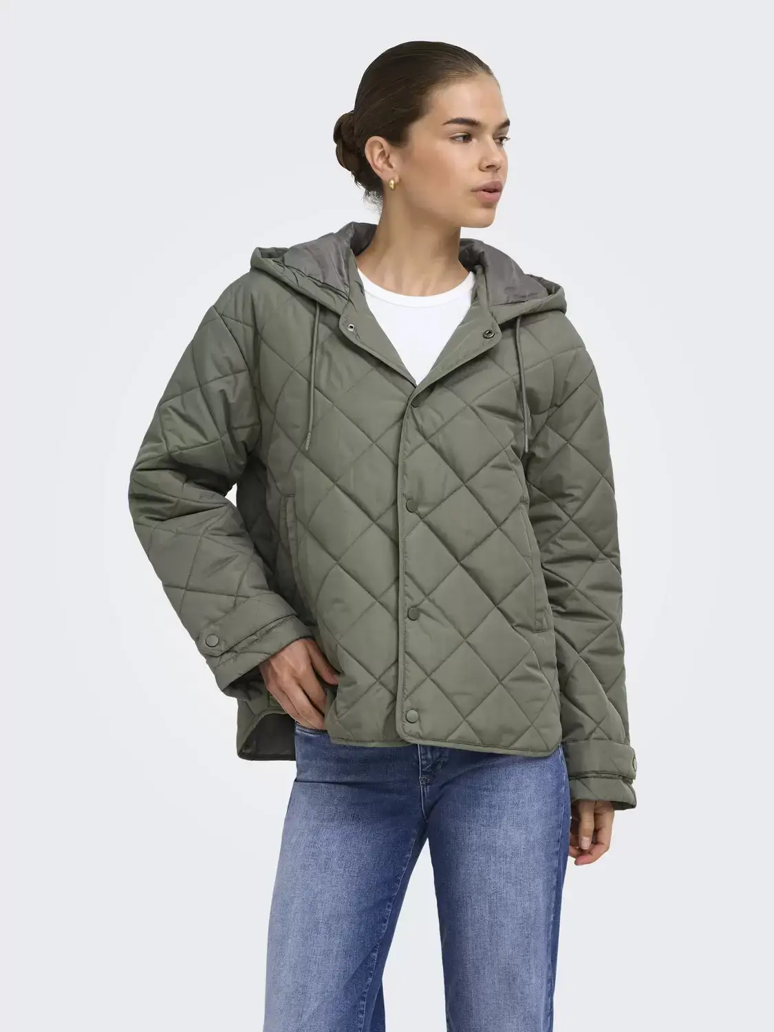 15366264 ONLJULIET QUILTED HOOD JACKET OTW