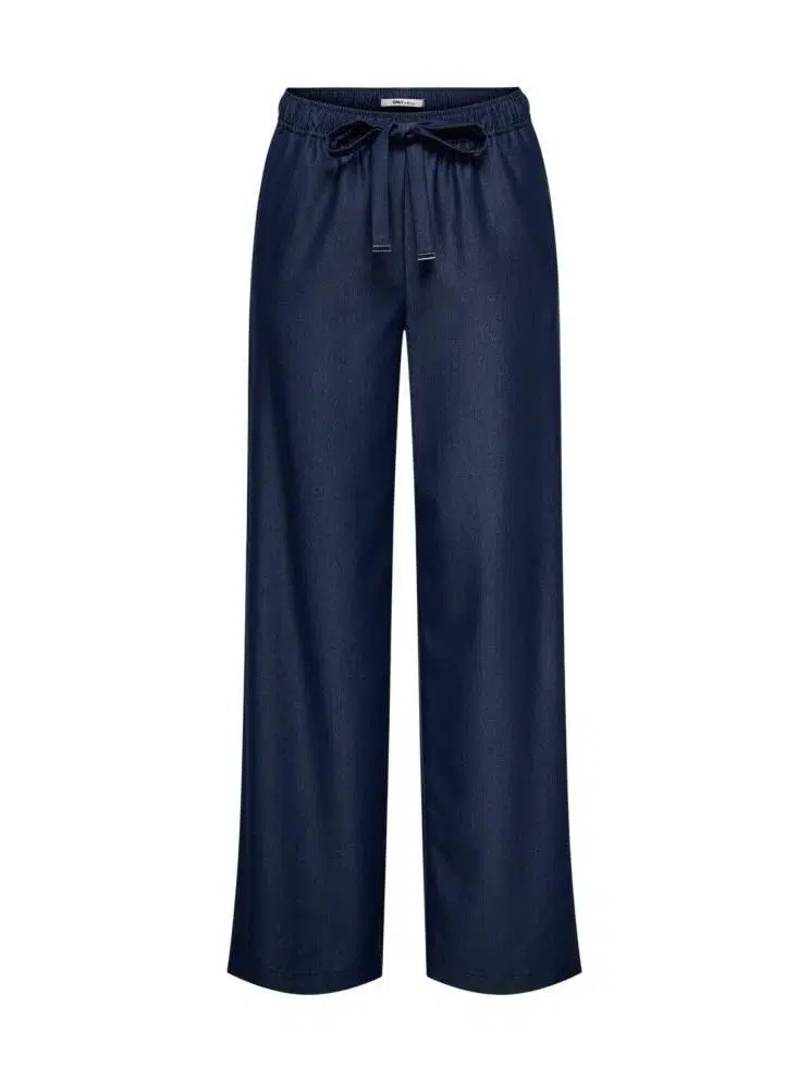 15367382 ONLIRIA LIFE MW CHAMBRAY WIDE PANT TLR - NAVAL ACADEMY