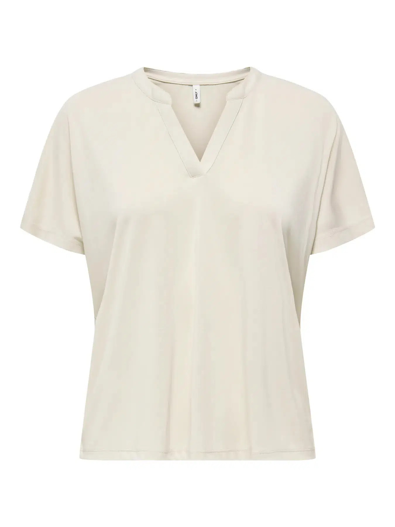 15368562 ONLFREE LIFE S/S SPLIT TOP JRS - PUMİCE STONE