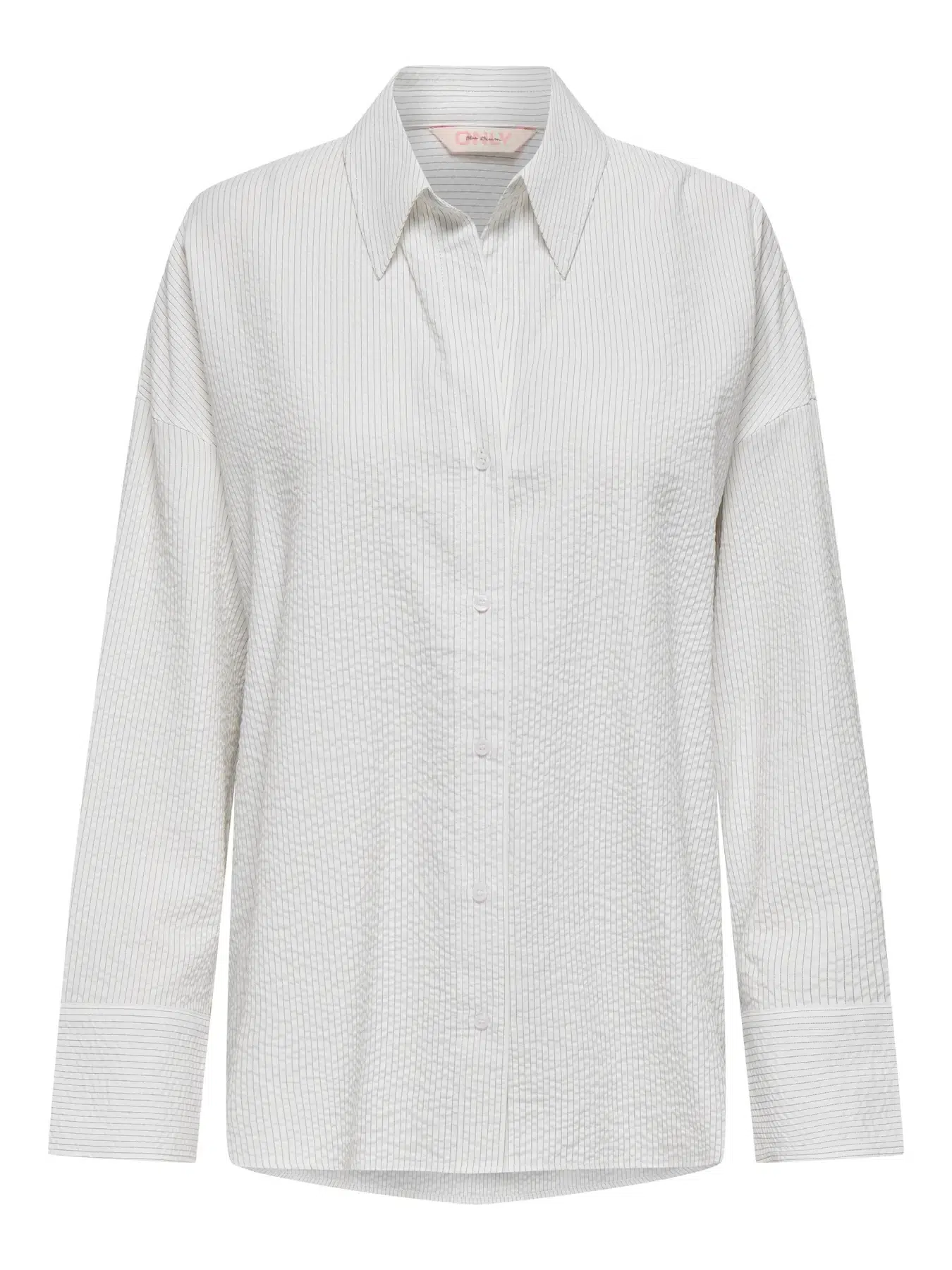 15369696 ONLOREGON BARI L/S STRIPE SHIRT WVN - CLOUD DANCER