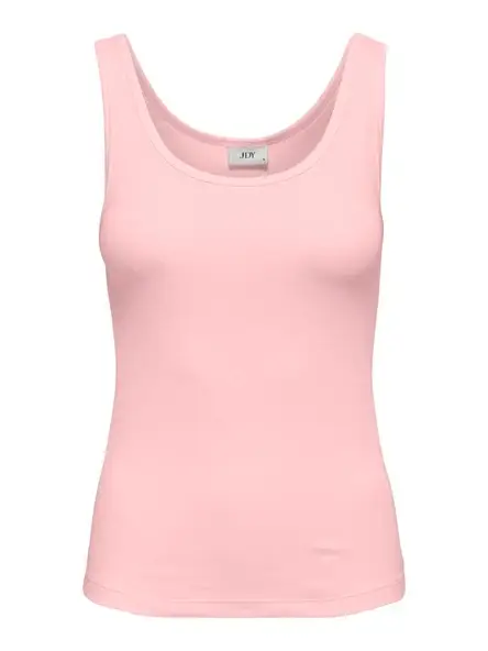 15370202 JDYLUCKY S/L O NECK TOP JRS DIA