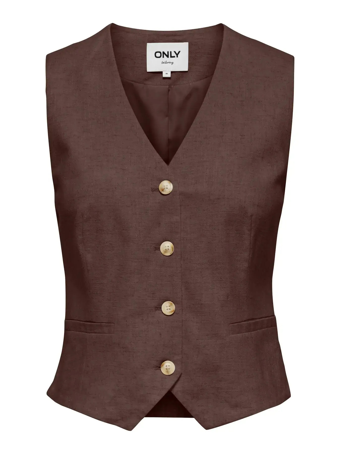 15374221 ONLSIESTA S/L LINEN BL VEST TLR - SHOPPİNG BAG
