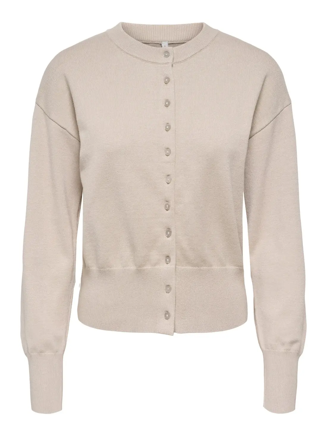 15377295 ONLMIO LS O-NECK BUTTON CARDIGA KNT NOOS