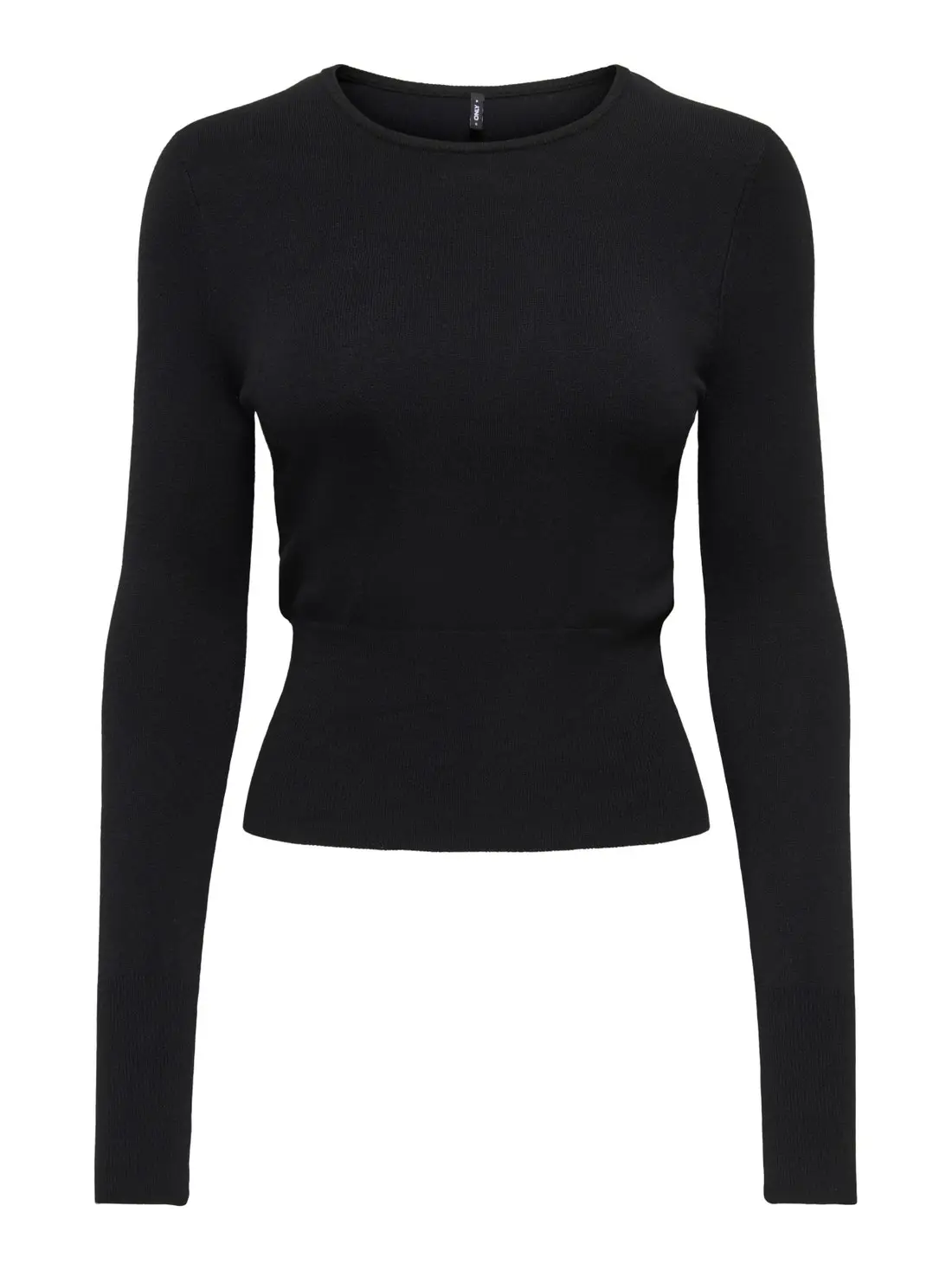 15378352 ONLANDREA LS O-NECK KNT - BLACK