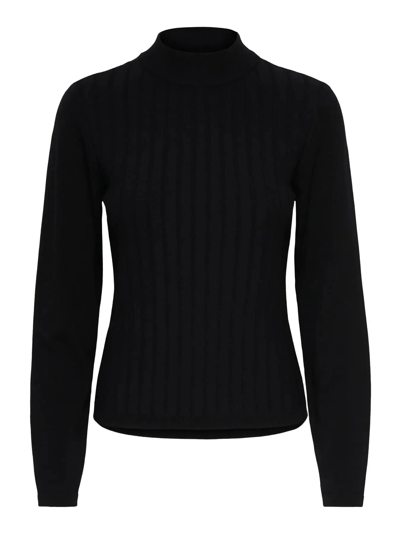15379733 JDYKATE RIA L/S HIGHNECK PULLOVER KNT - BLACK