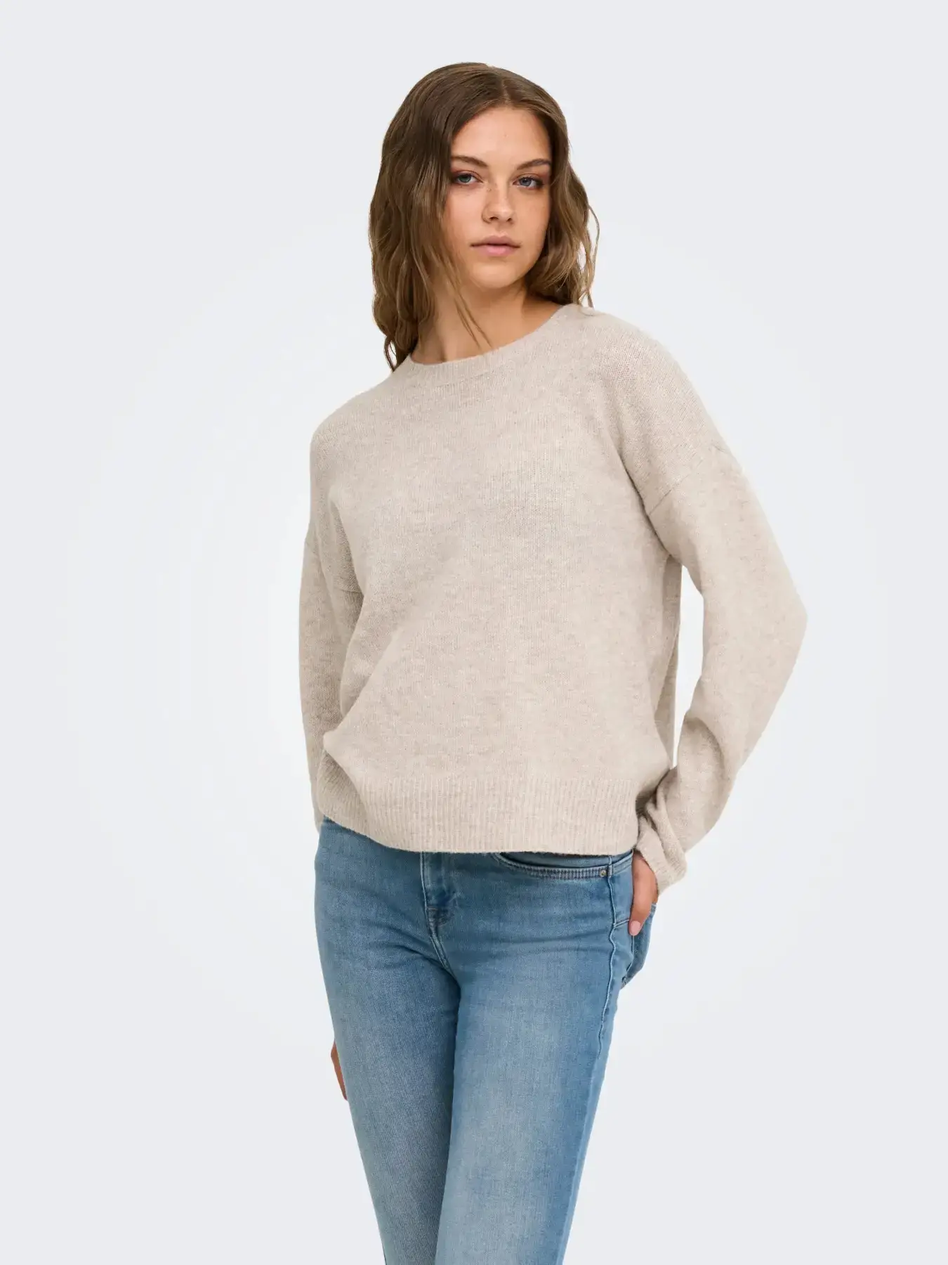 15380548 ONLOLIVIA LS O-NECK CC KNT