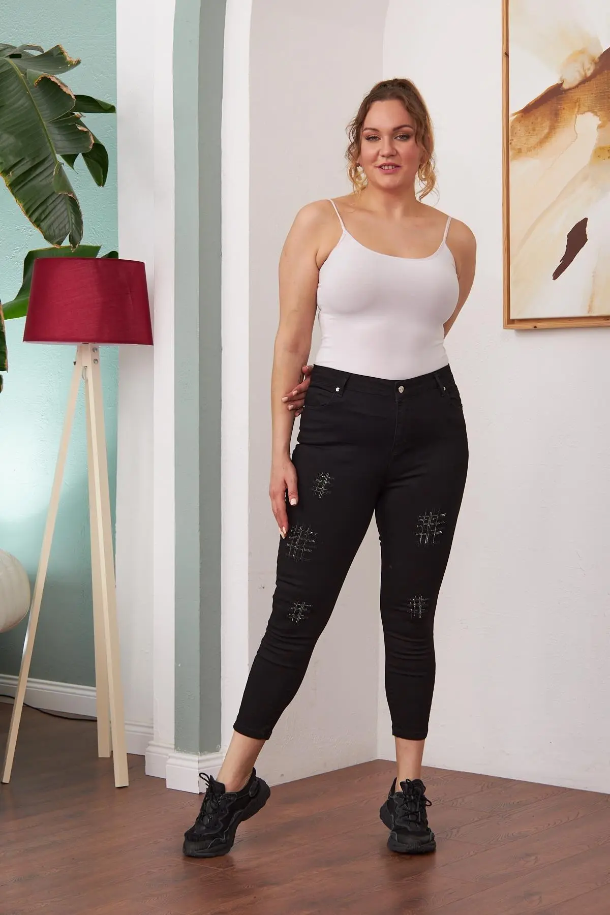 1545 RMG XXL KOT PANTOLON - SİYAH