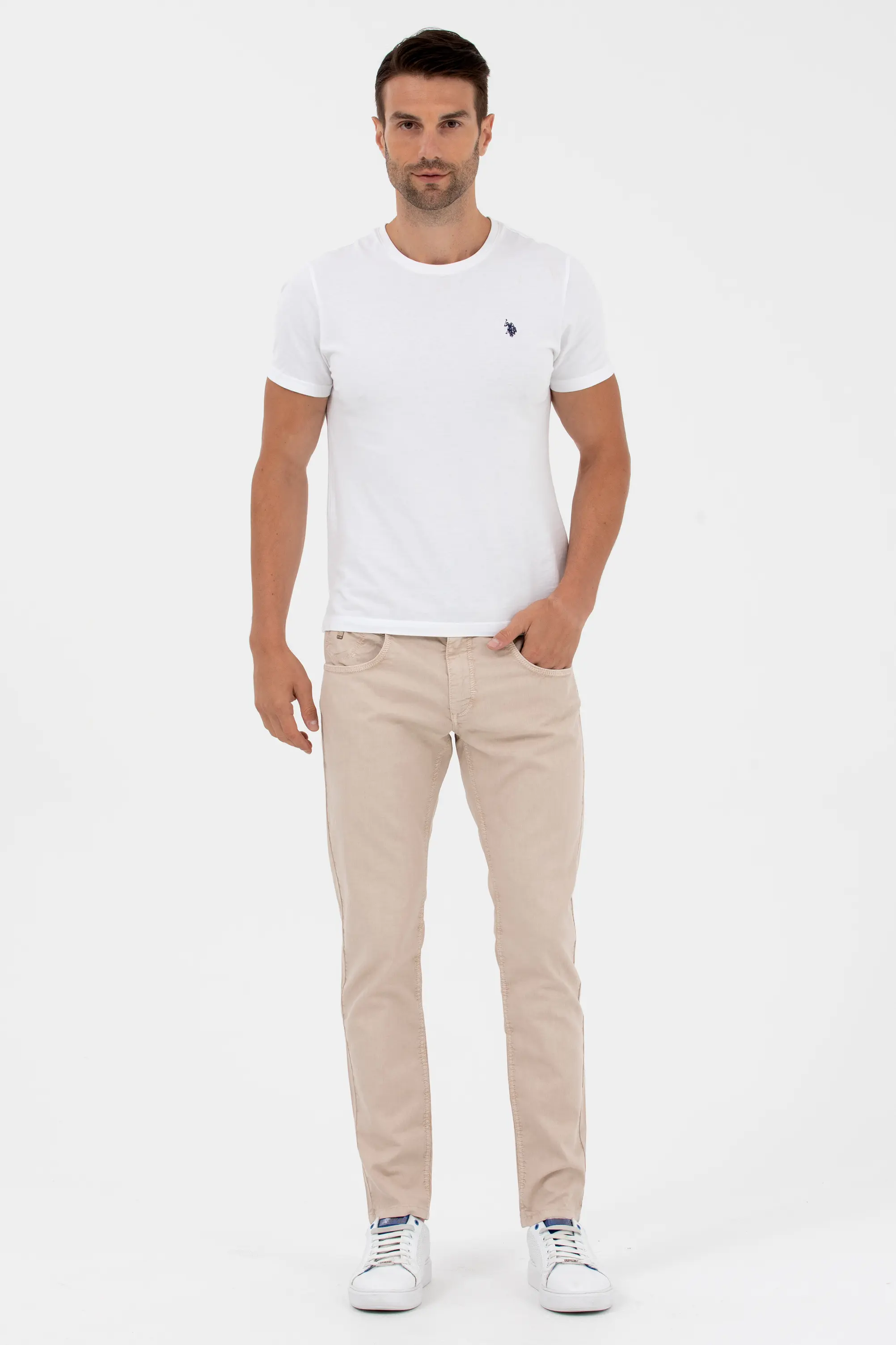 1576591 POLO DOKUMA PANTOLON - TAŞ