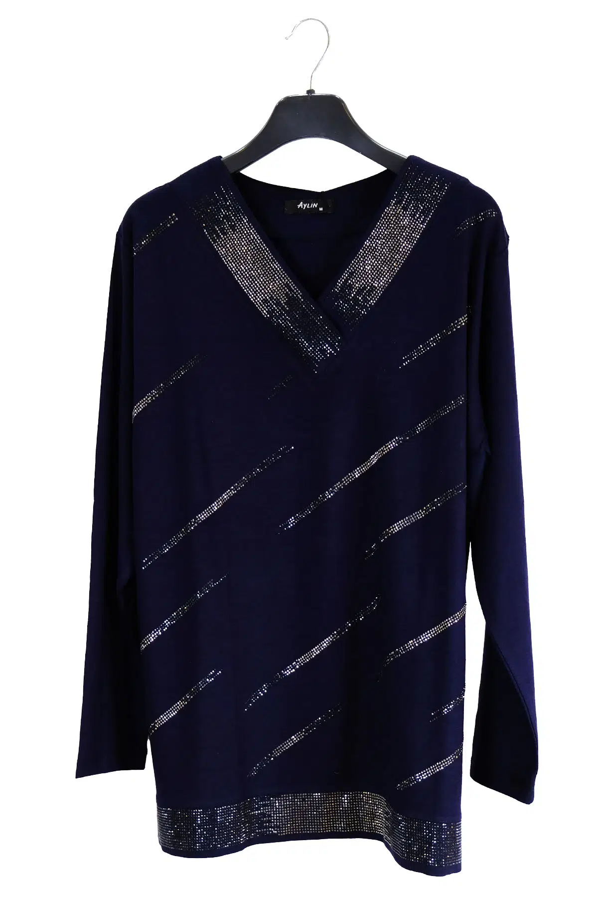 1600 AYLİN PENYE BLUZ - LACİVERT