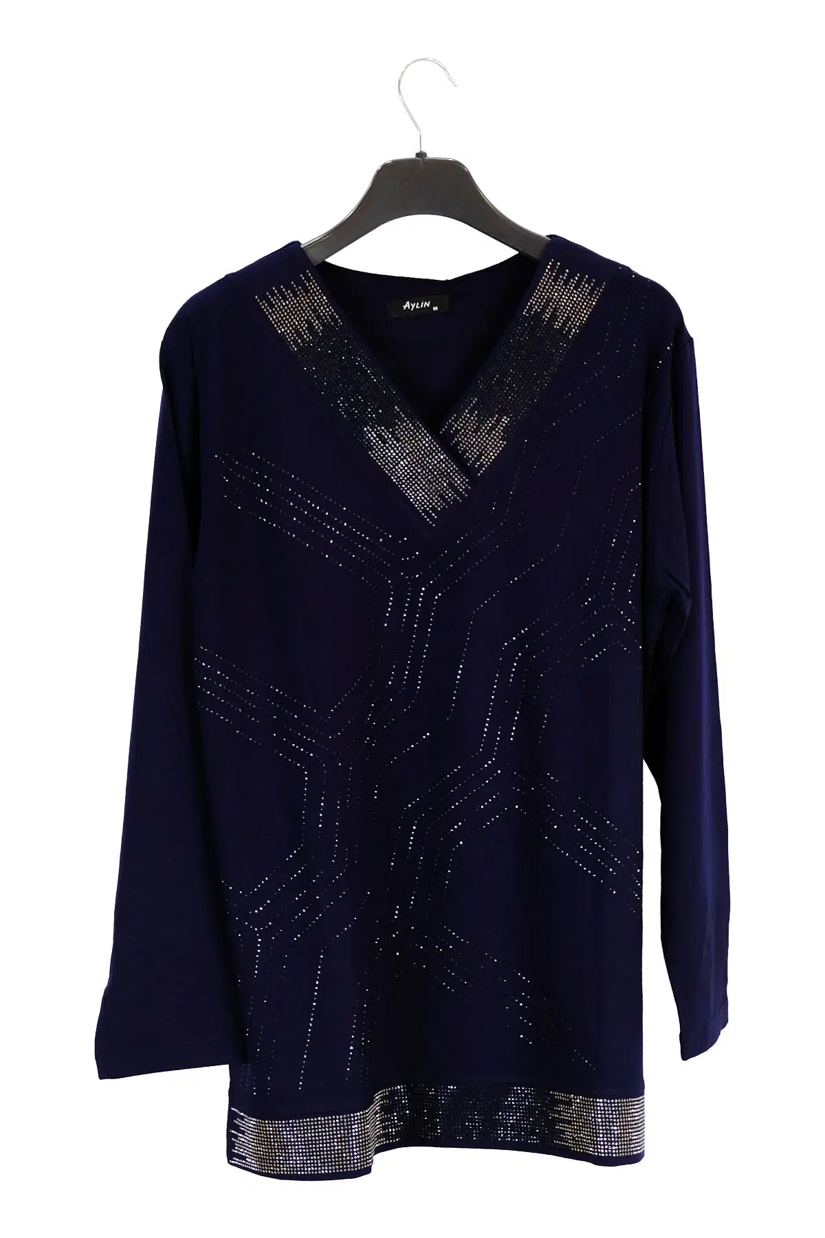 1601 AYLİN PENYE BLUZ - LACİVERT