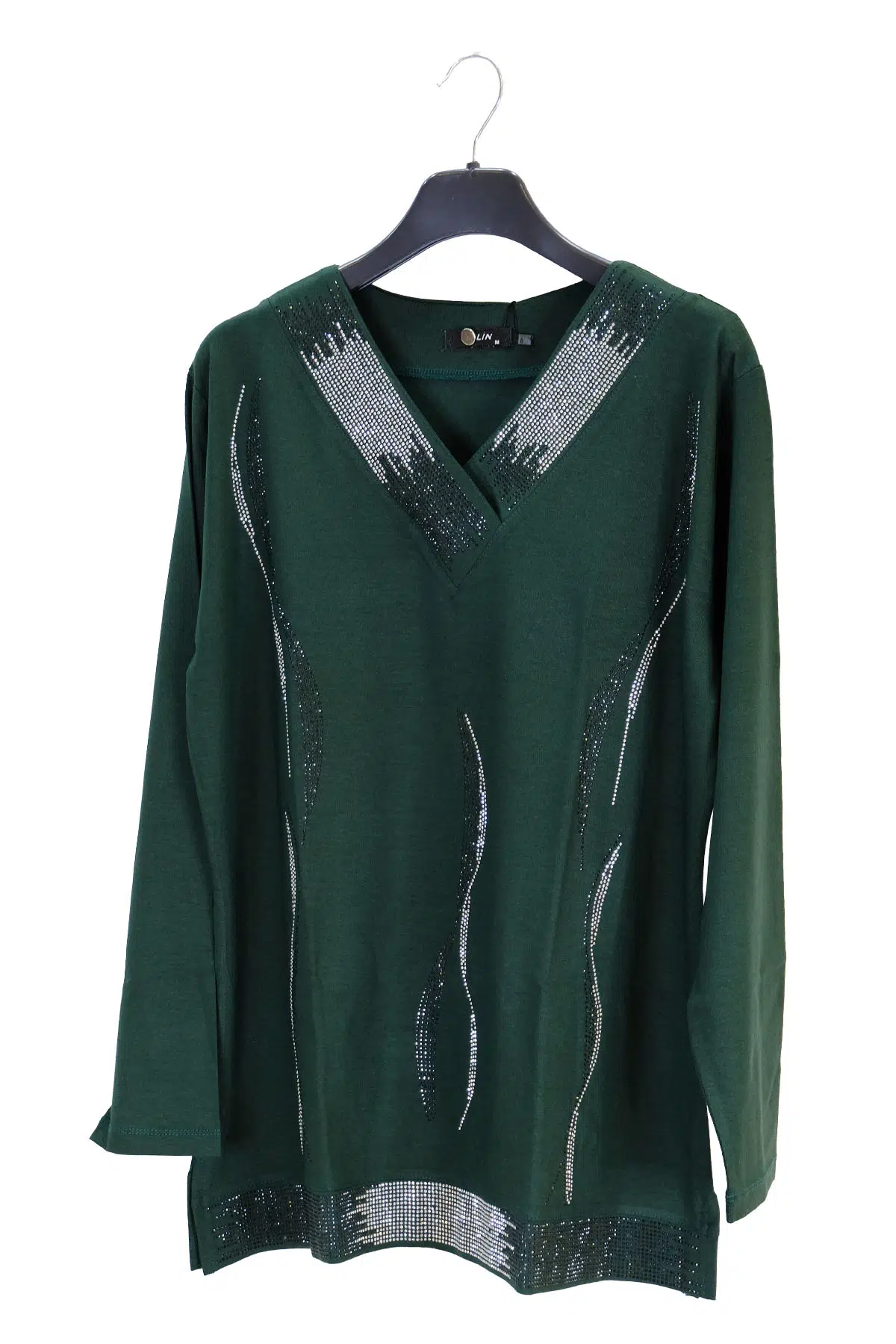 1604 AYLİN PENYE BLUZ - YEŞİL