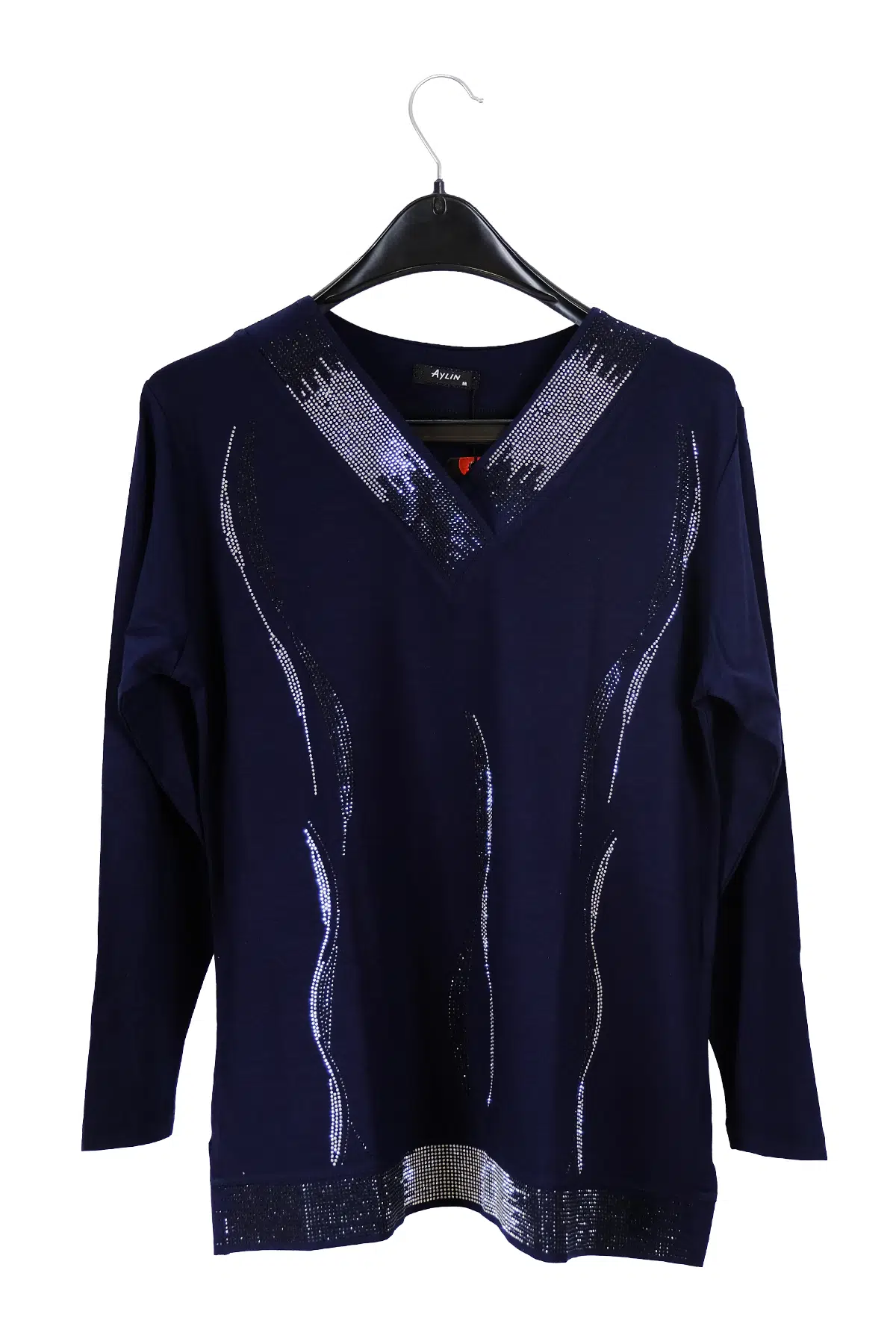 1604 AYLİN PENYE BLUZ - LACİVERT