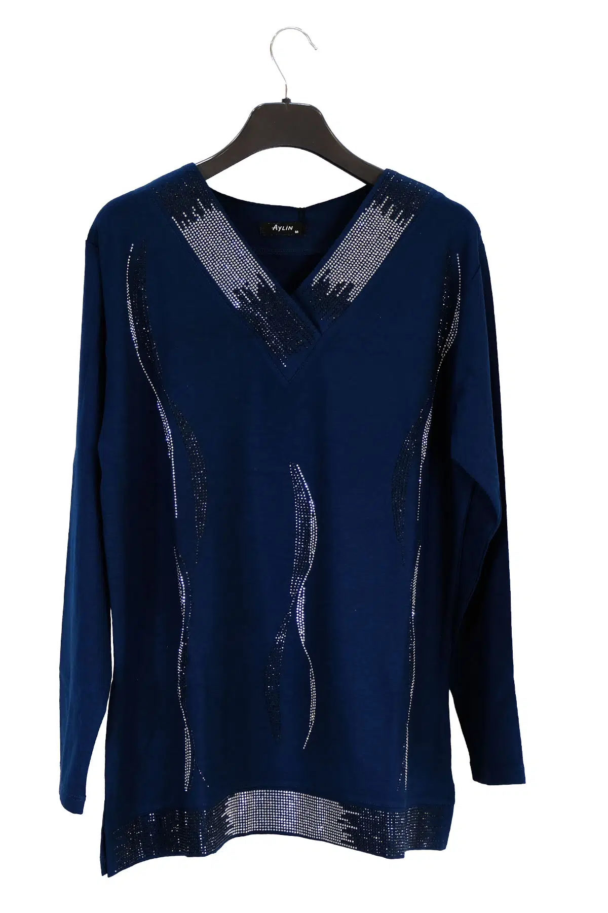 1604 AYLİN PENYE BLUZ - PETROL