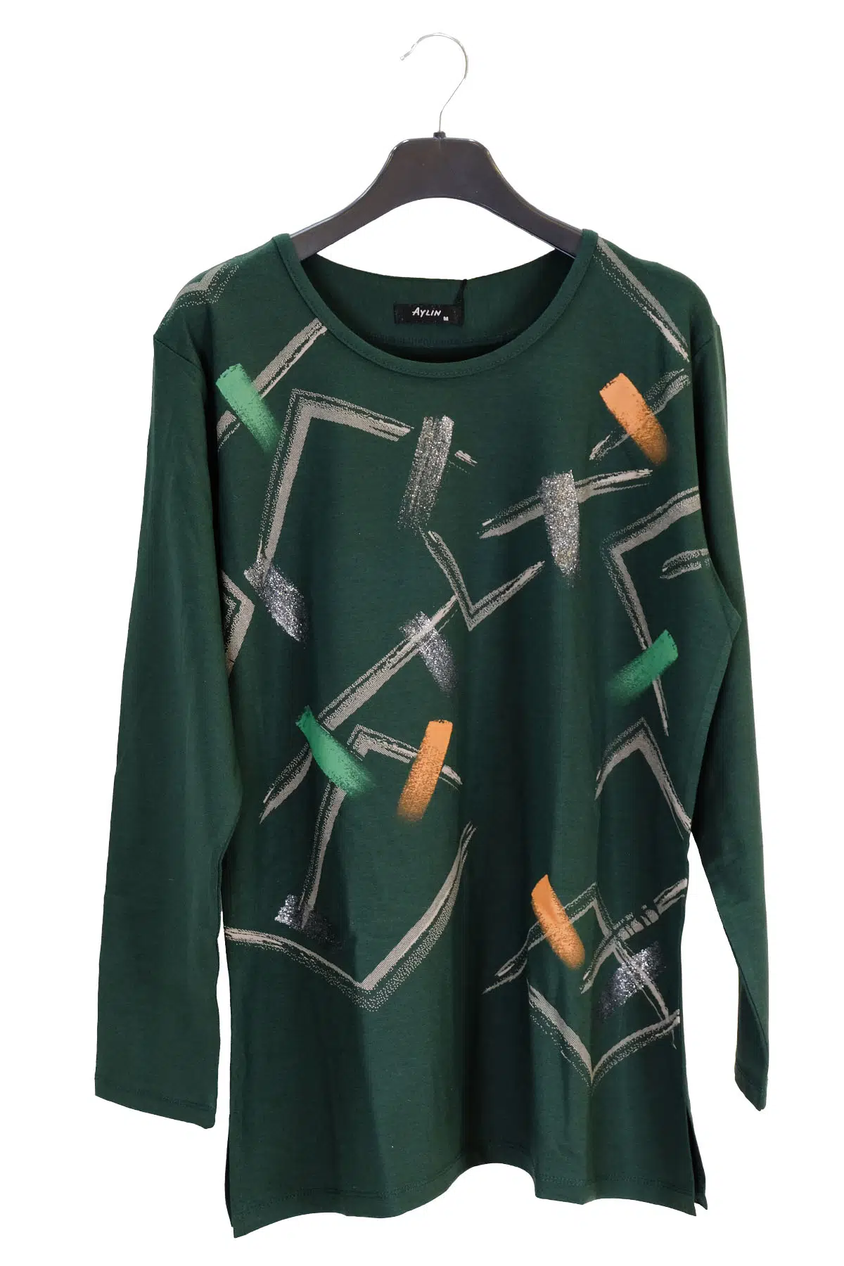 1610 AYLİN PENYE BLUZ - YEŞİL